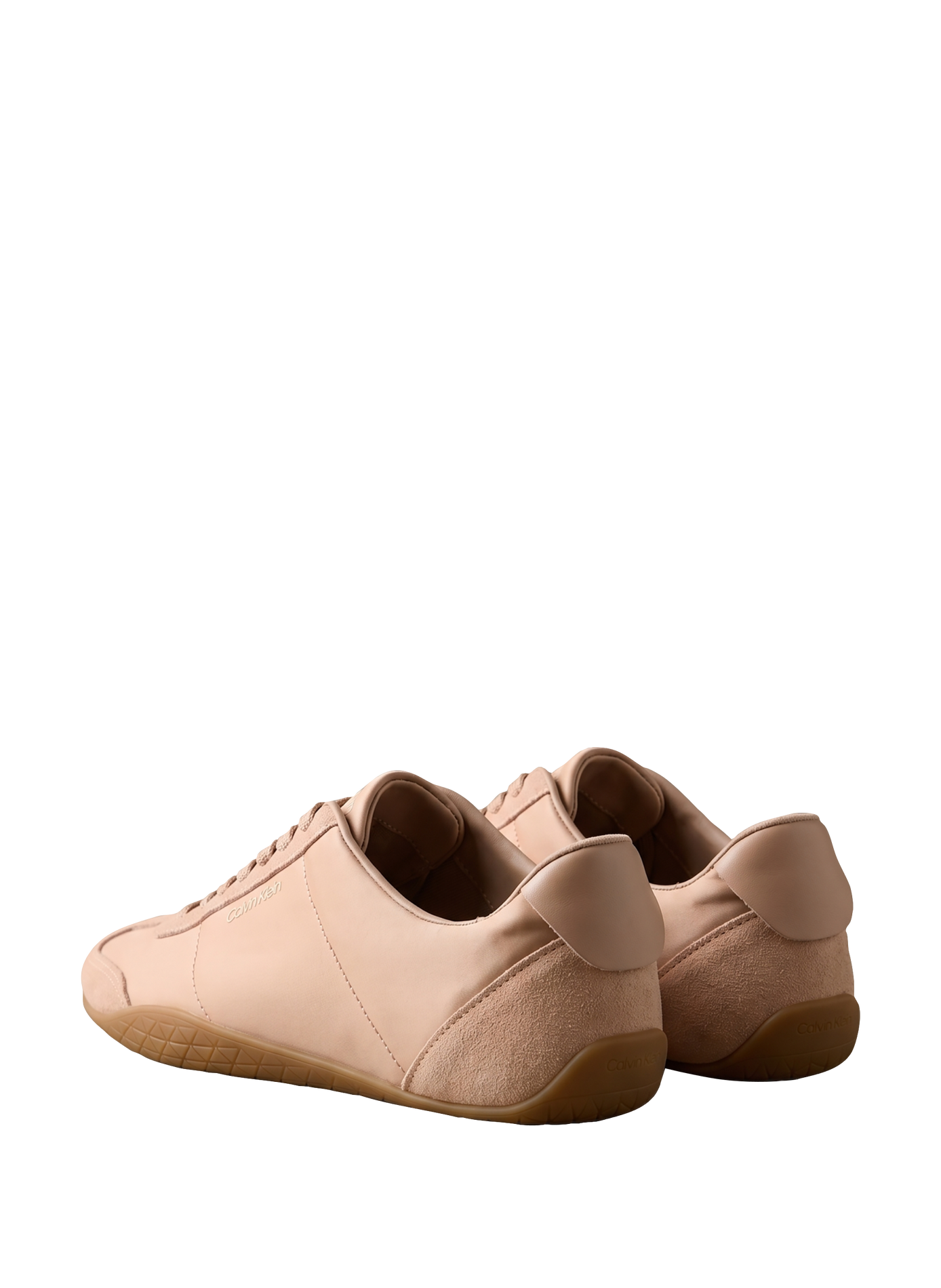 Sneakers mit zweifarbiger Sohle und Logo CALVIN KLEIN Beige