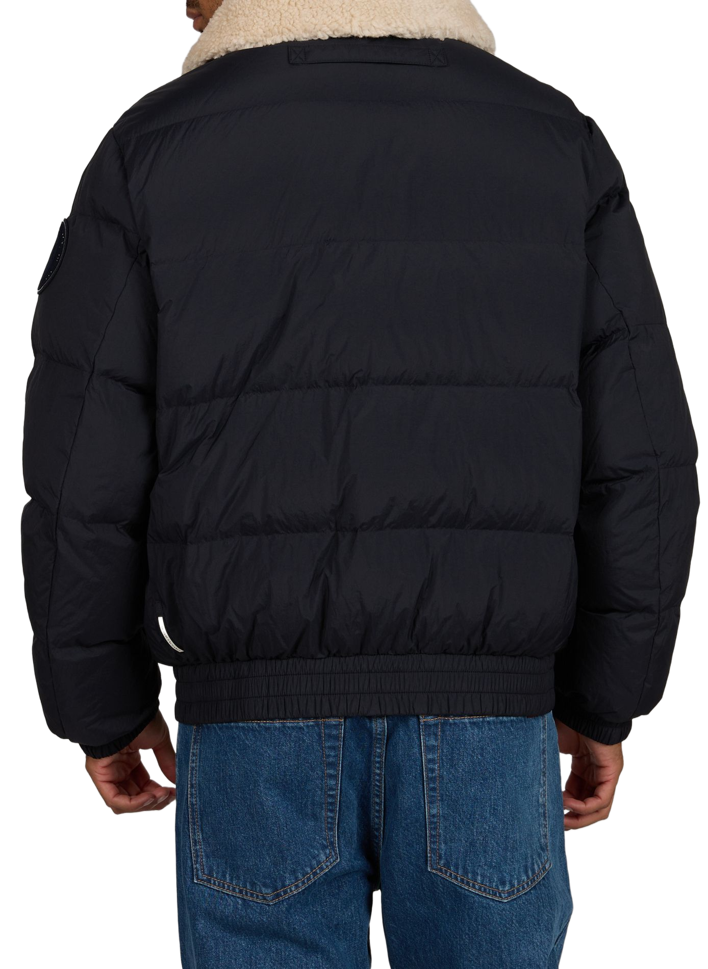 Blouson court matelassé  ARMANI EXCHANGE Bleu