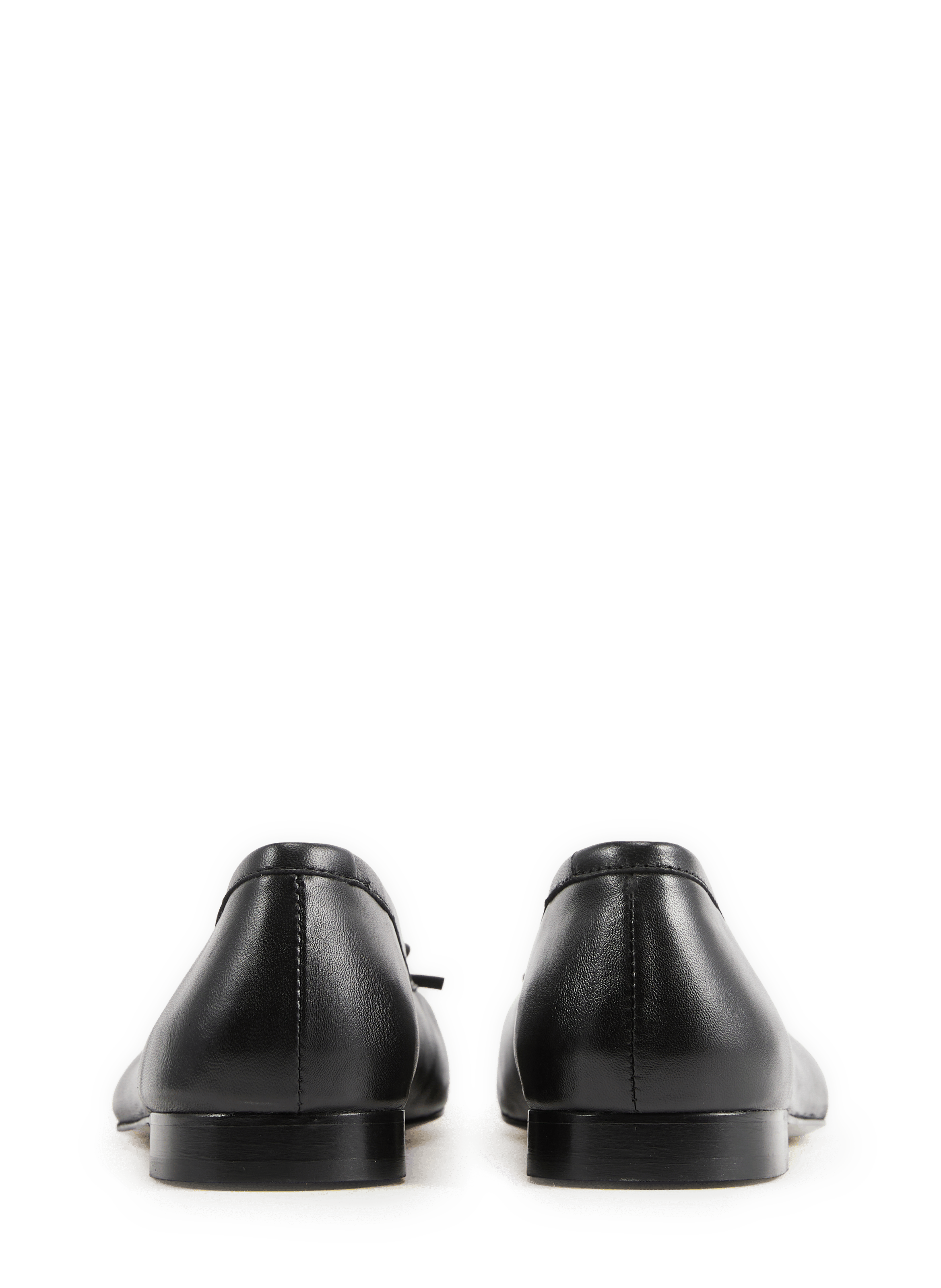 Lederen ballerina's BOBBIES Zwart