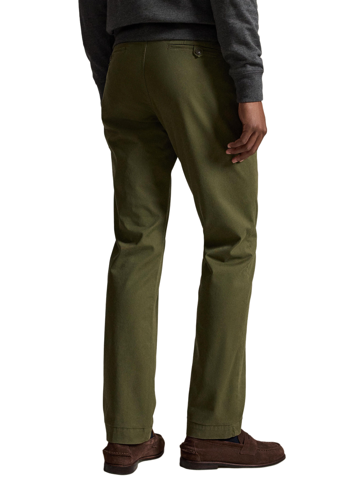 Pantalon droit en coton mélangé | Vert POLO RALPH LAUREN Homme