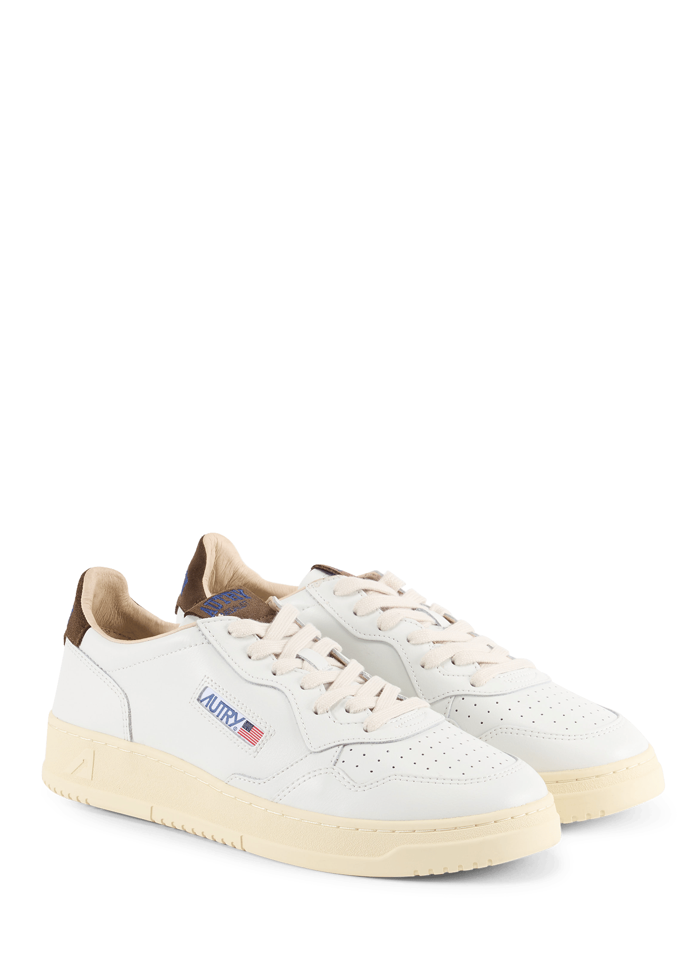 Baskets basses Medalist en cuir AUTRY Blanc