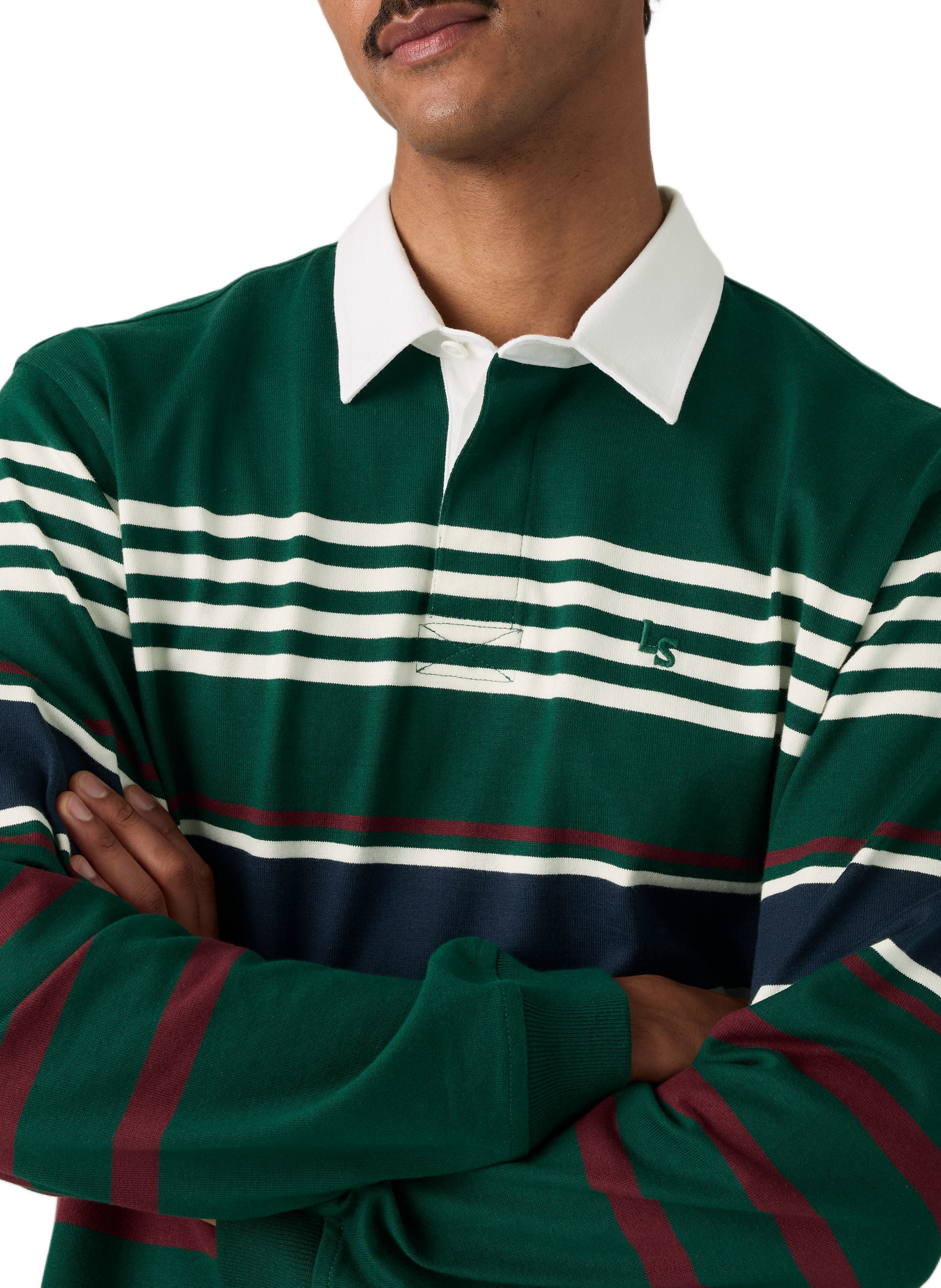 Langarm-Poloshirt aus Baumwolle LEVI'S Grun