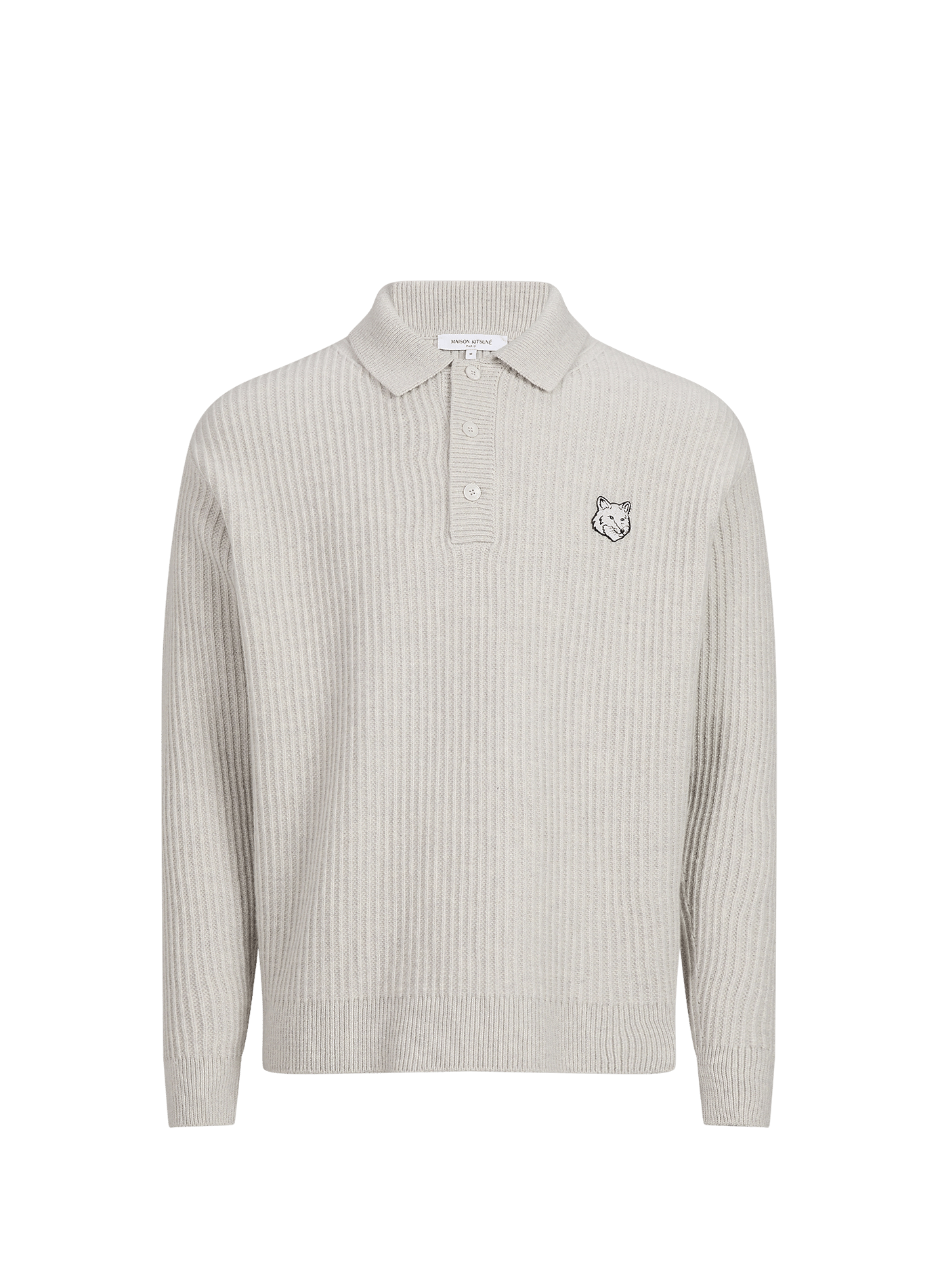 Wollen polo MAISON KITSUNÉ Grijs
