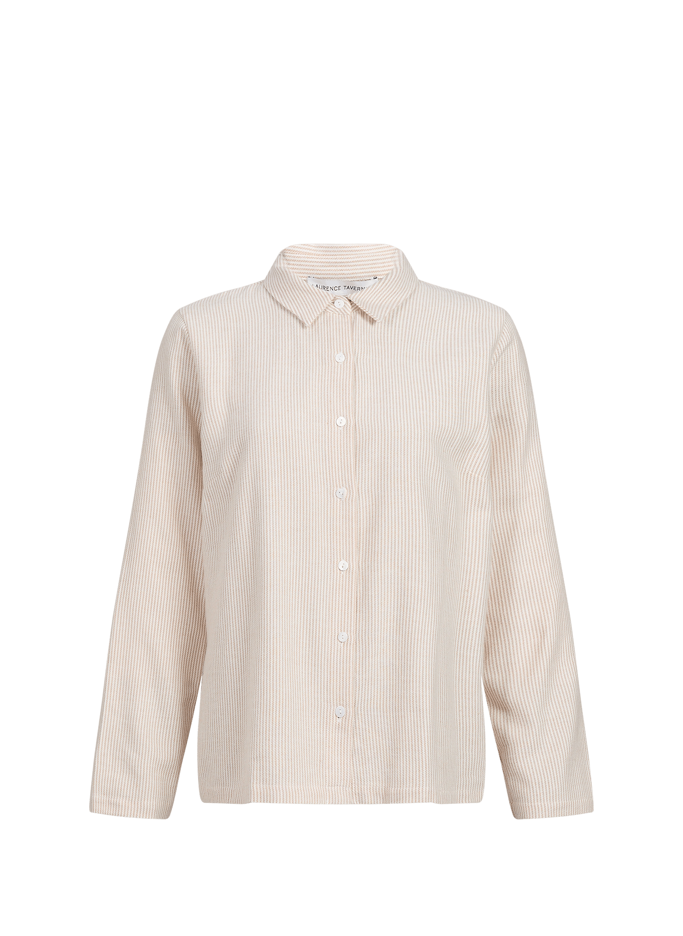 Gestreepte pyjamaset van katoen LAURENCE TAVERNIER Beige