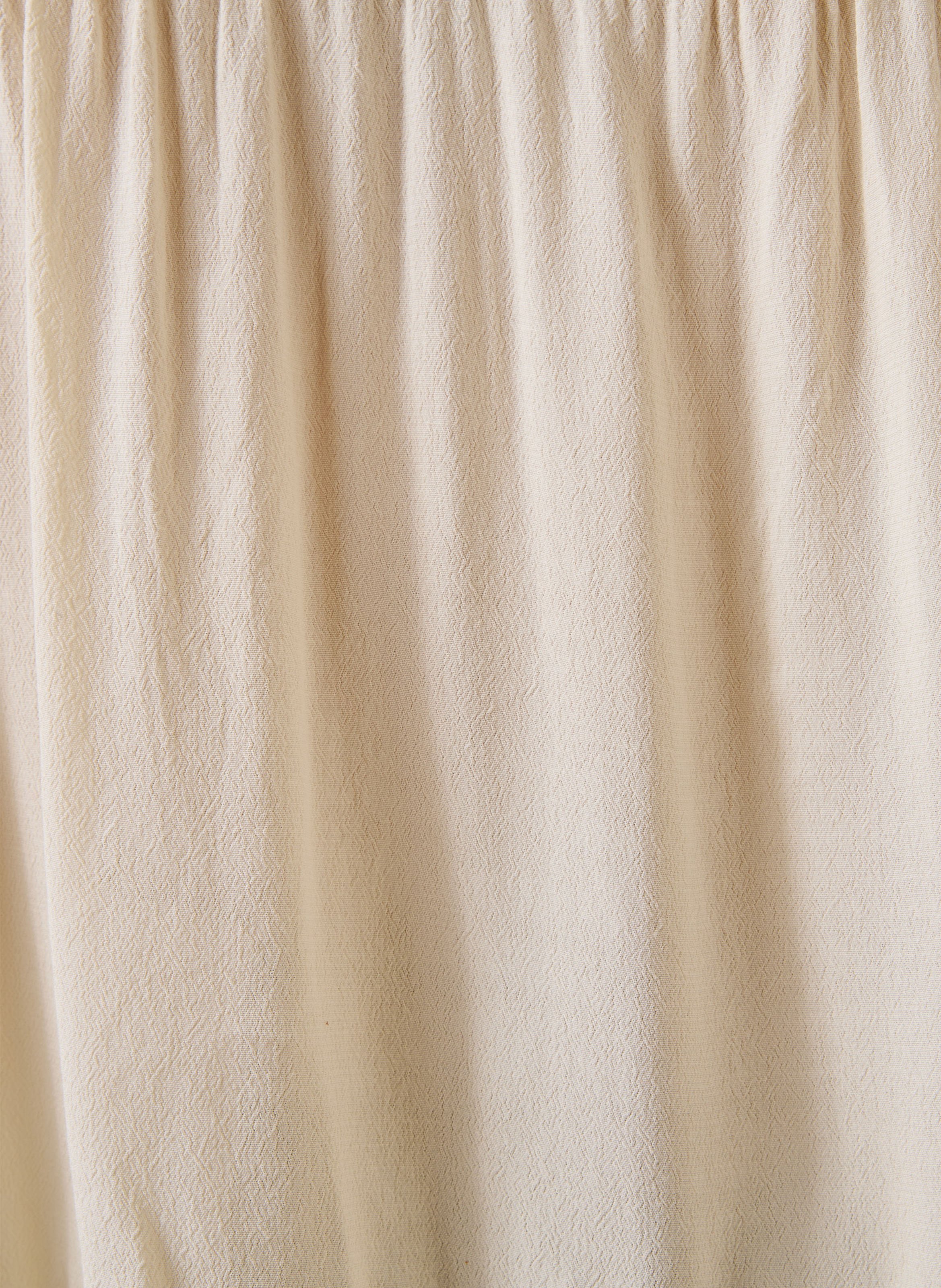 Blouse met lange mouwen van kant LA FEE MARABOUTEE Wit