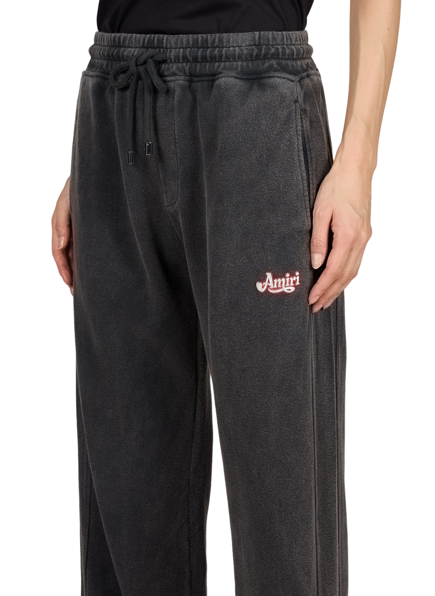 Amiri Heart joggingbroek van katoenmix AMIRI Zwart