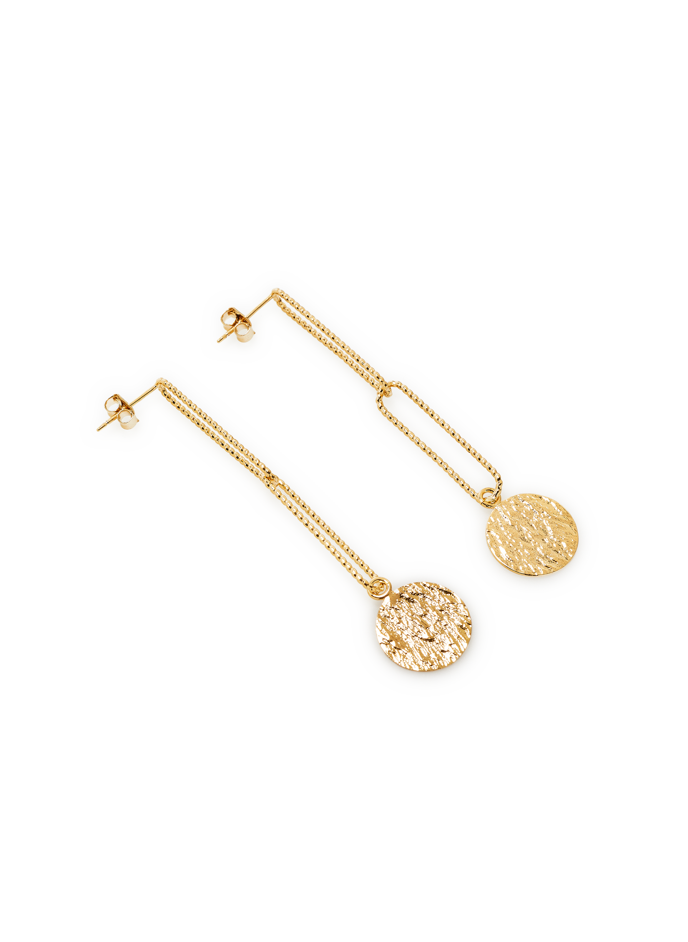 Boucles d'oreille pendantes  AU PRINTEMPS PARIS Doré