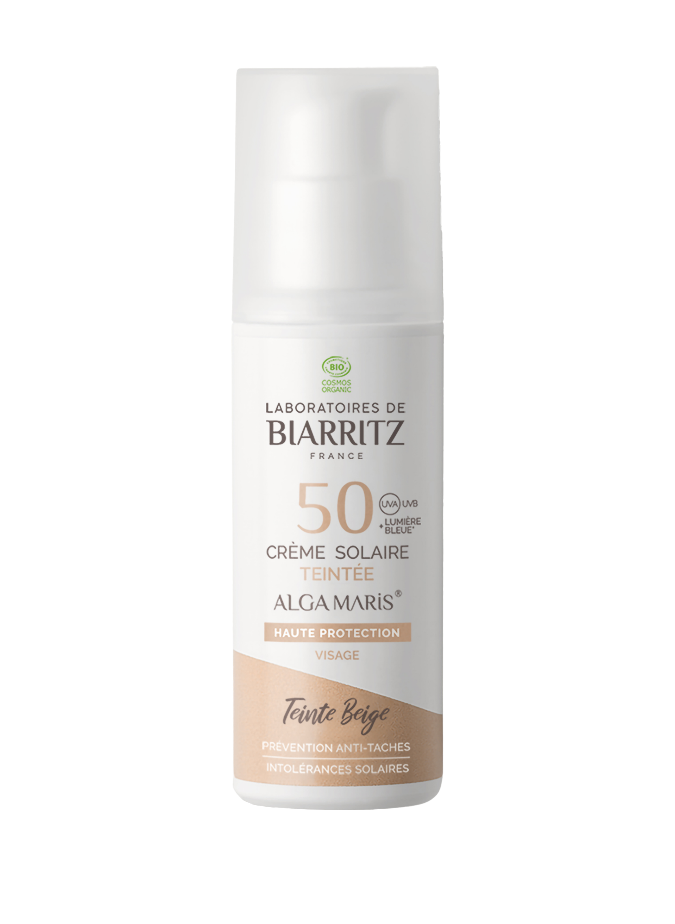 Alga Maris - SPF 50 Tinted Face Sun Cream - Beige LABORATOIRES DE BIARRITZ No color