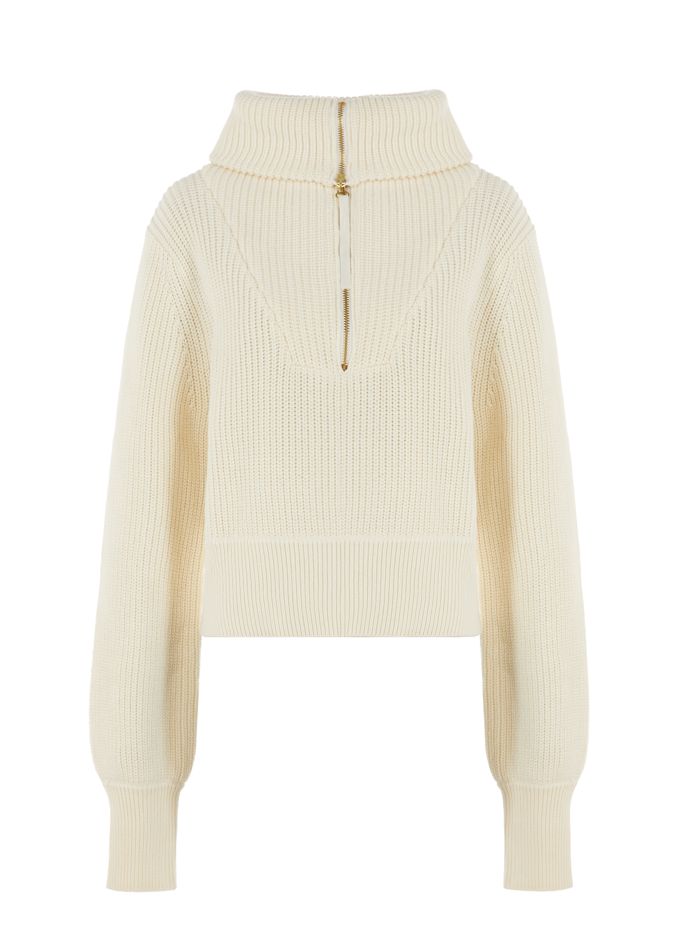 Cotton zip-up jumper  VARLEY Beige