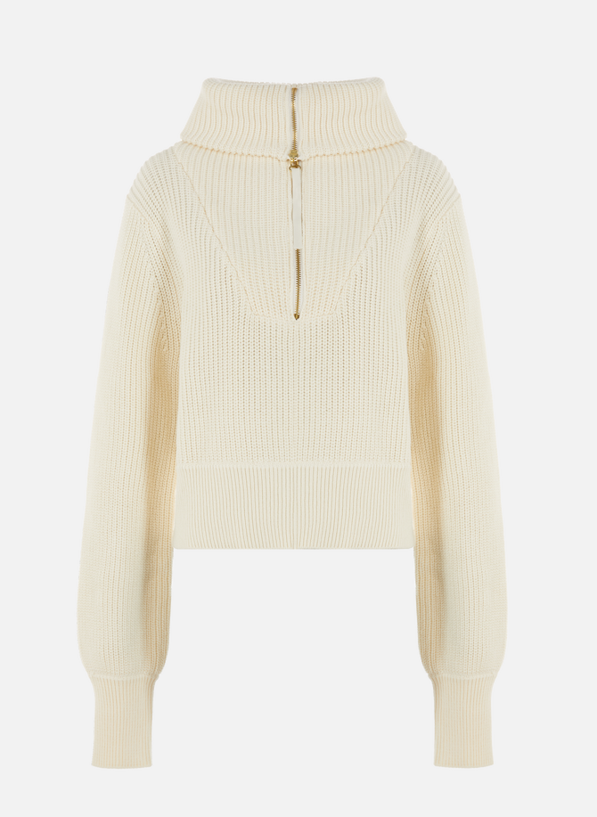 VARLEY cotton zip-neck sweater