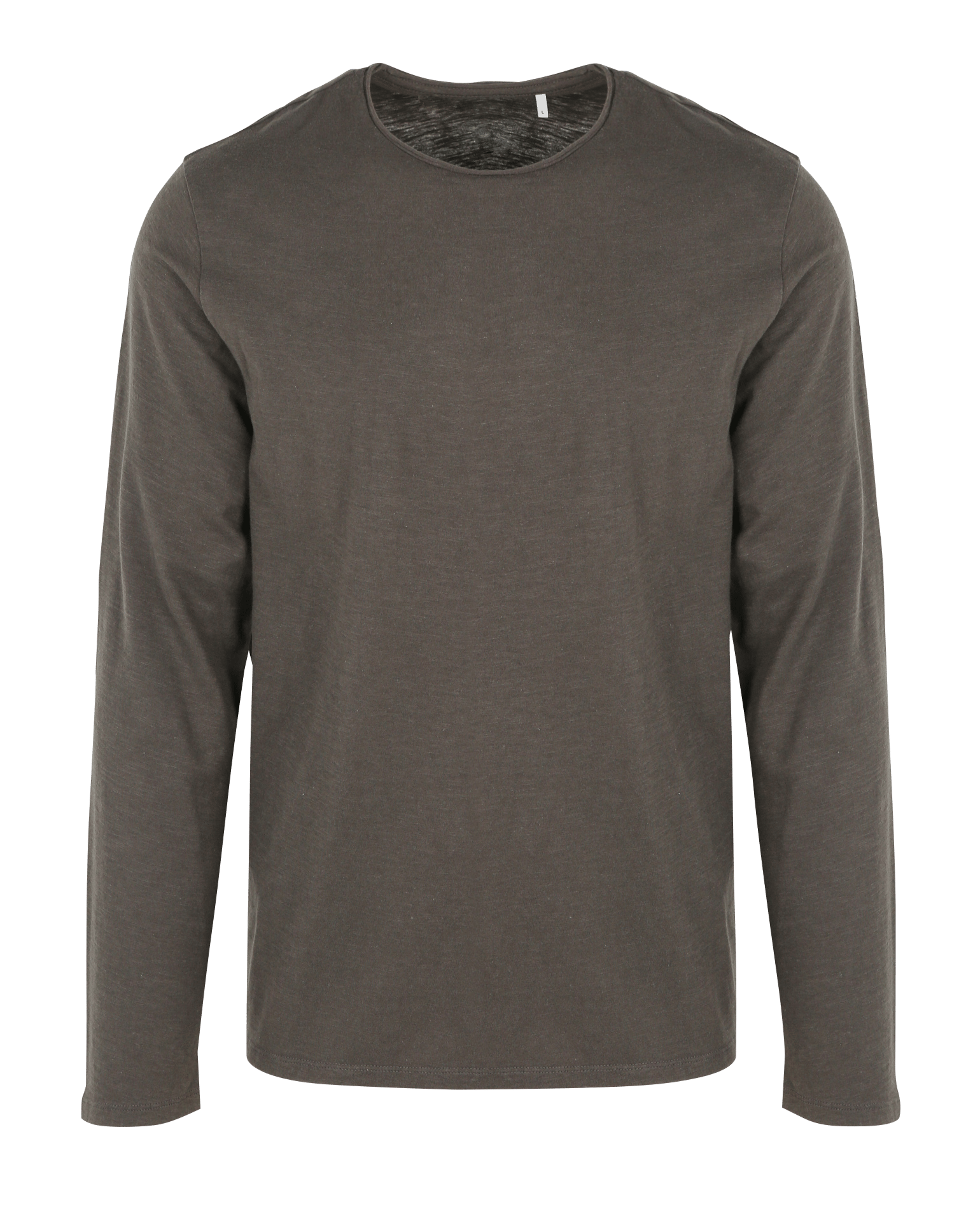 Tee-shirt col rond en coton IKKS Kaki