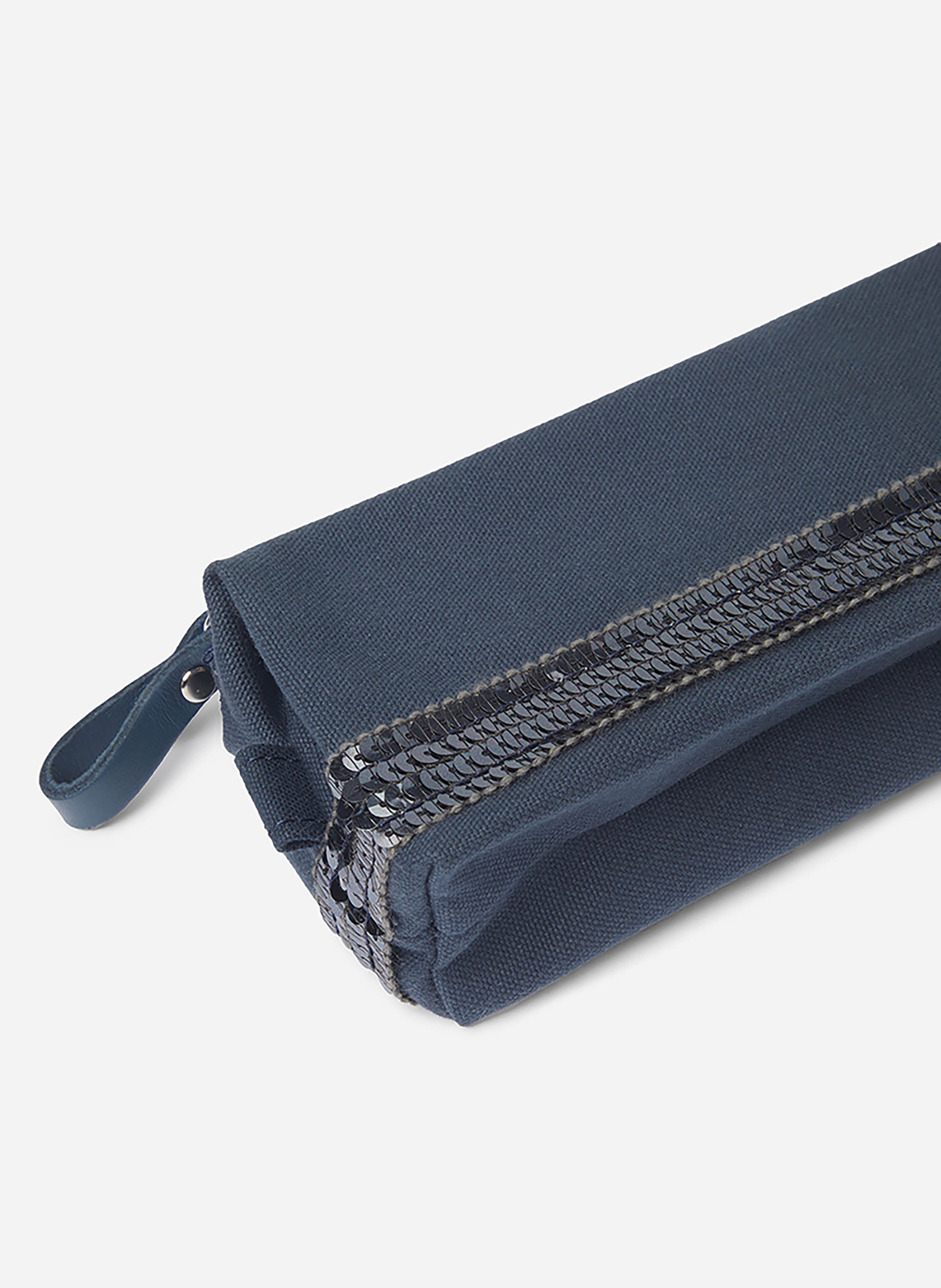 Trousse Écolier En Toile VANESSA BRUNO Bleu