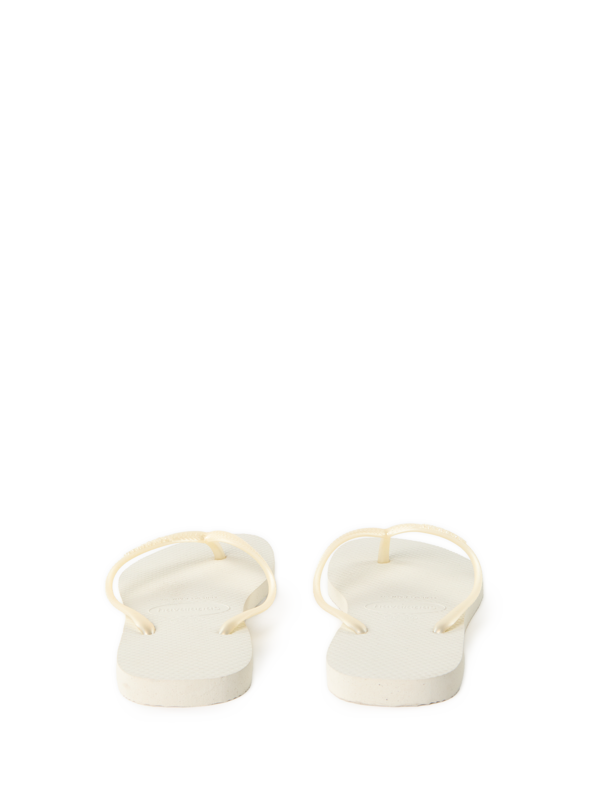 Slim flip flops HAVAIANAS White