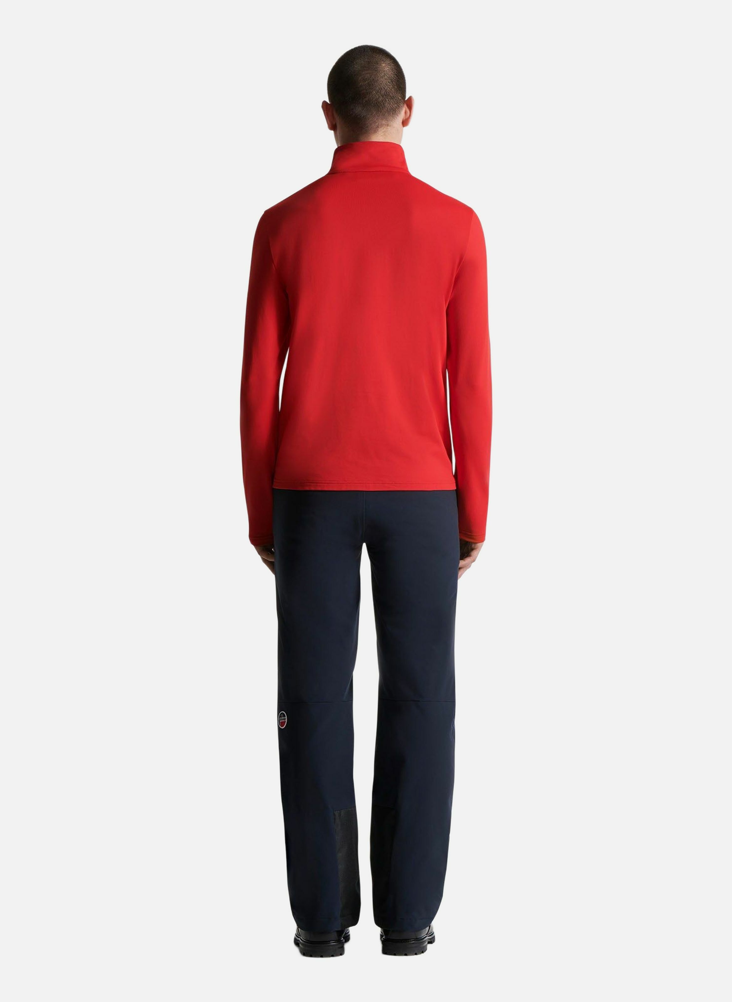 Sous pull mario col montant coupe regular FUSALP Rouge