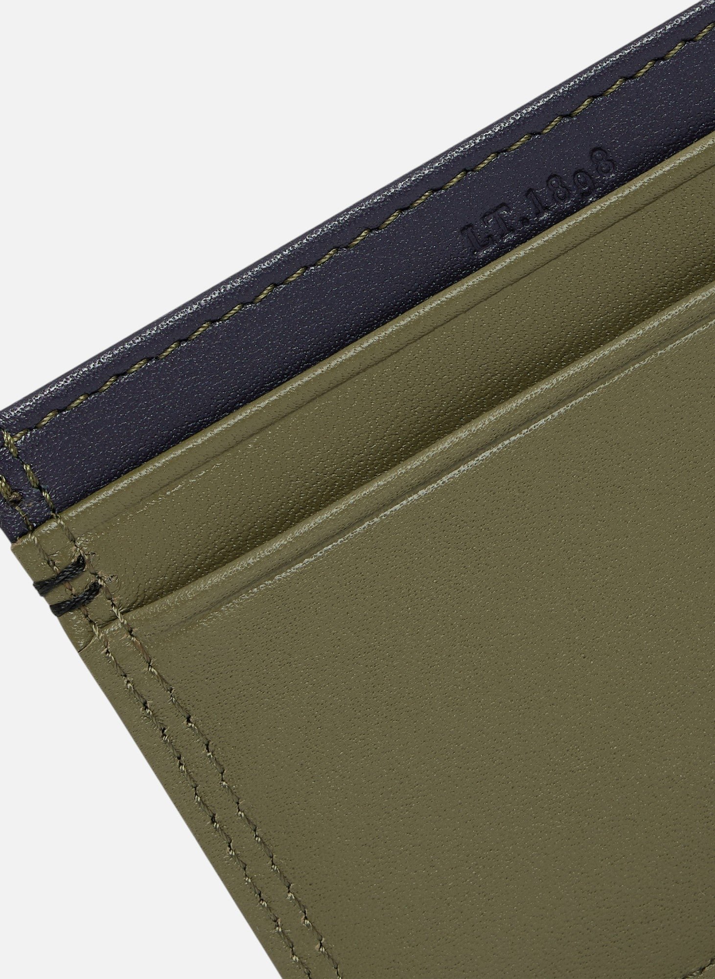 Porte cartes martin en cuir lisse LE TANNEUR Vert