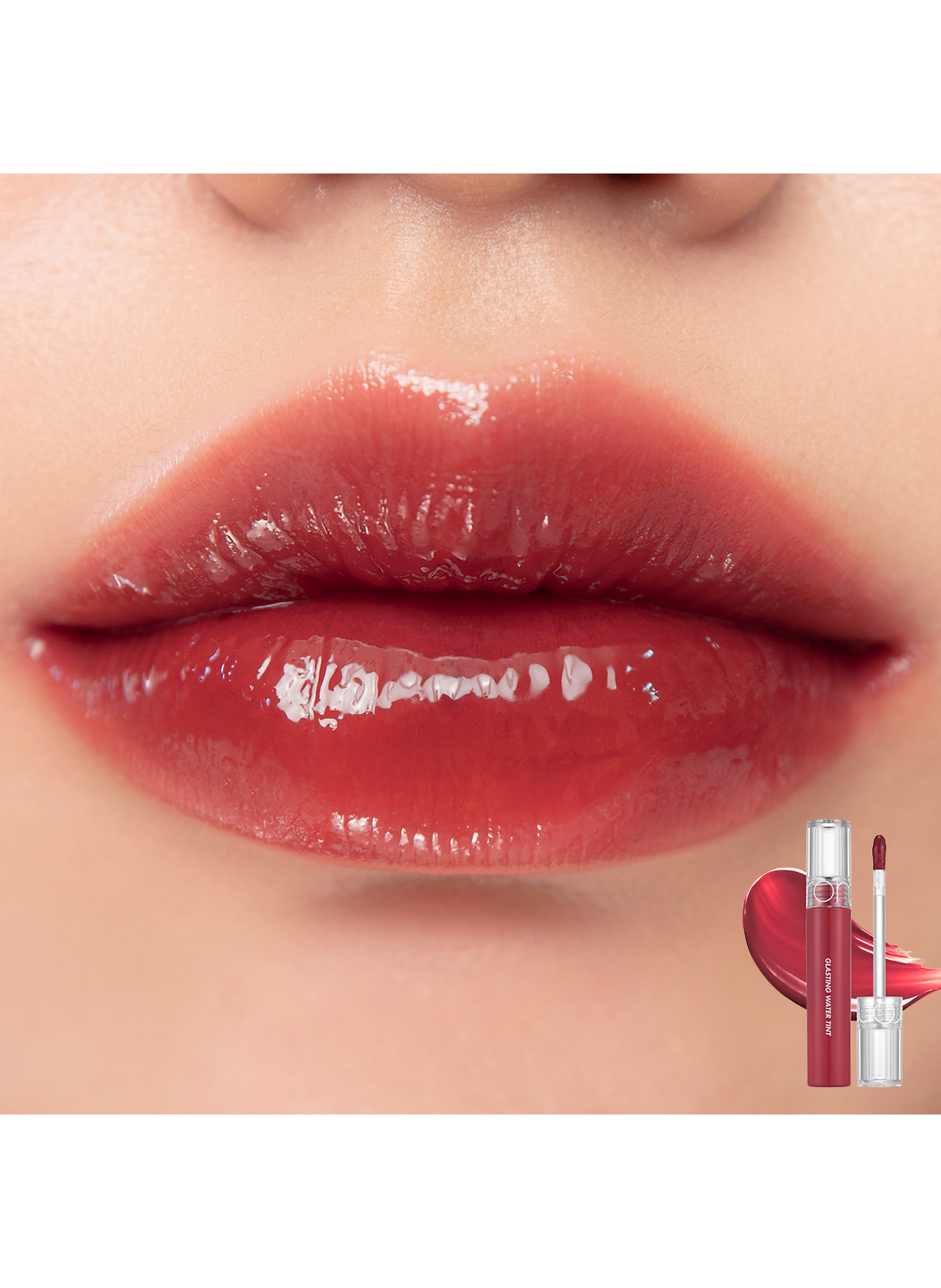 Lip Ink - Glasting Water ROM&ND Rose splash