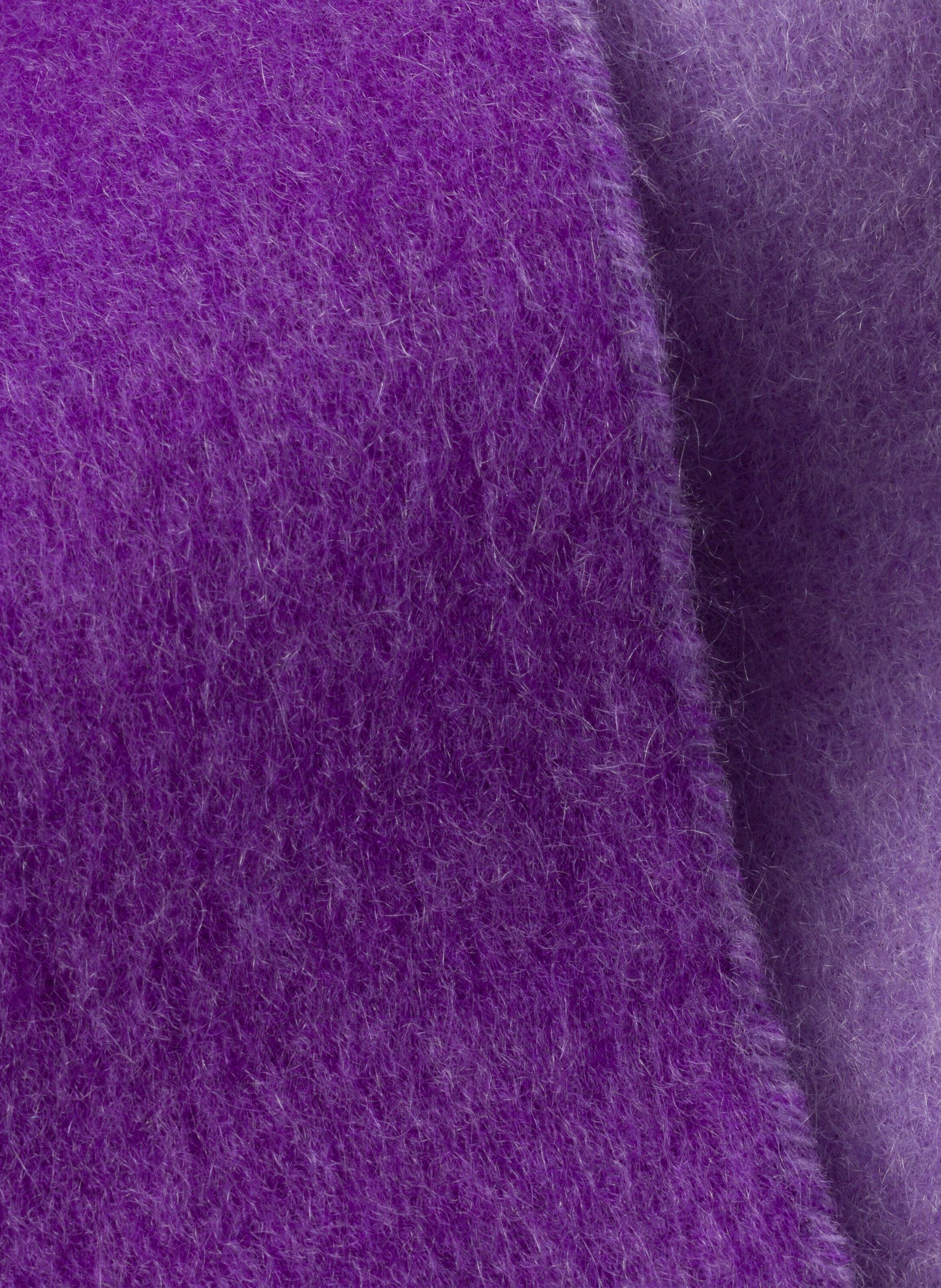 Écharpe en laine et cachemire double face PRADA Violet