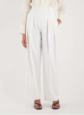 Jean large en laine mélangé VICTORIA BECKHAM Jean large en laine mélangé VICTORIA BECKHAM