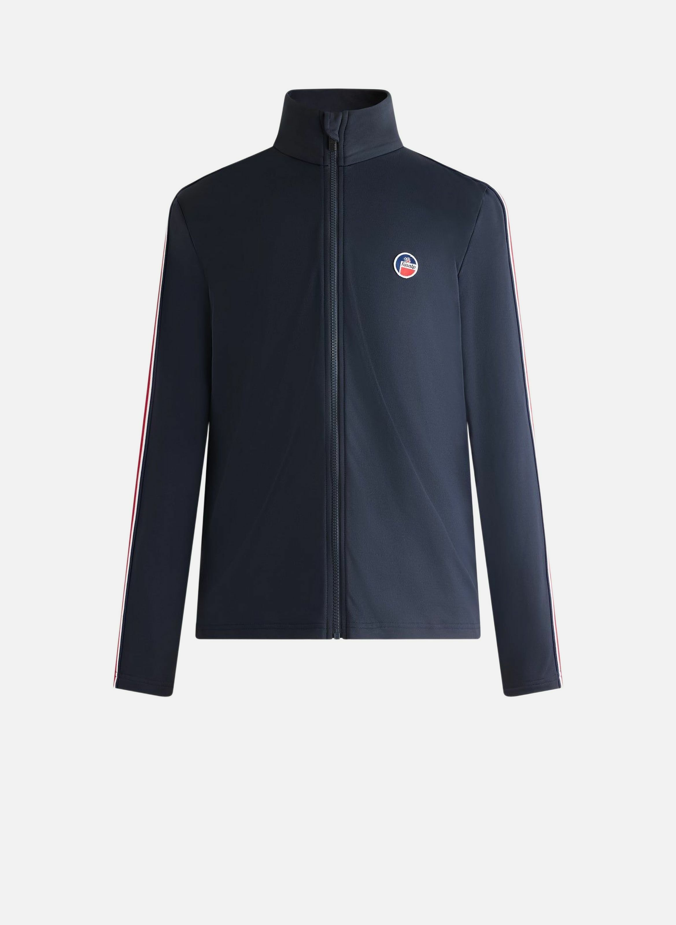Lichte jas met opstaande kraag en normale pasvorm FUSALP Blauw