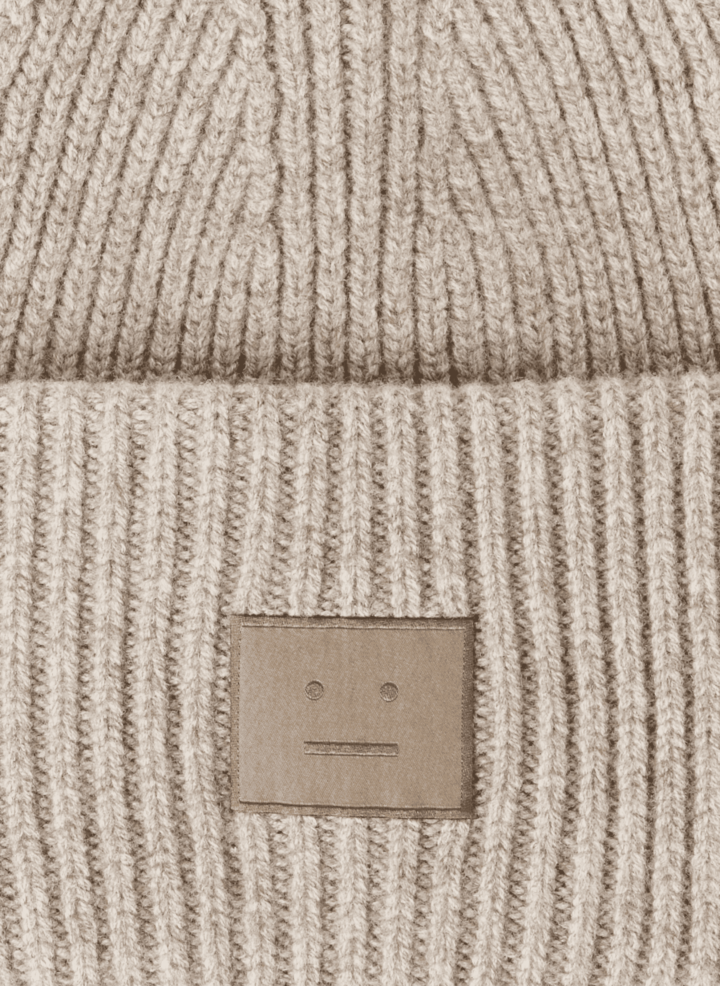 Bonnet en laine mélangée ACNE STUDIOS Beige