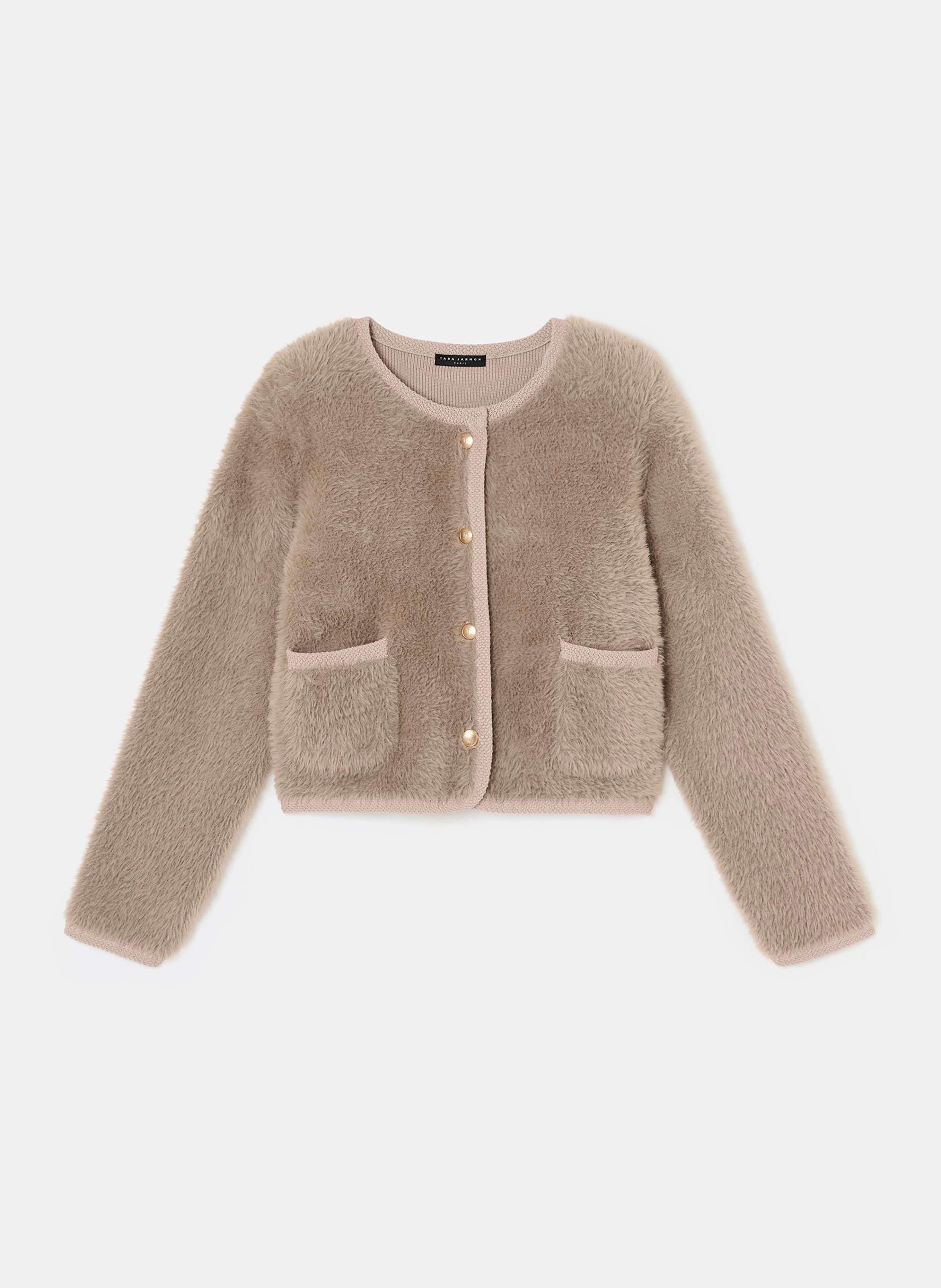 Gilet gatsby taupe TARA JARMON Marron