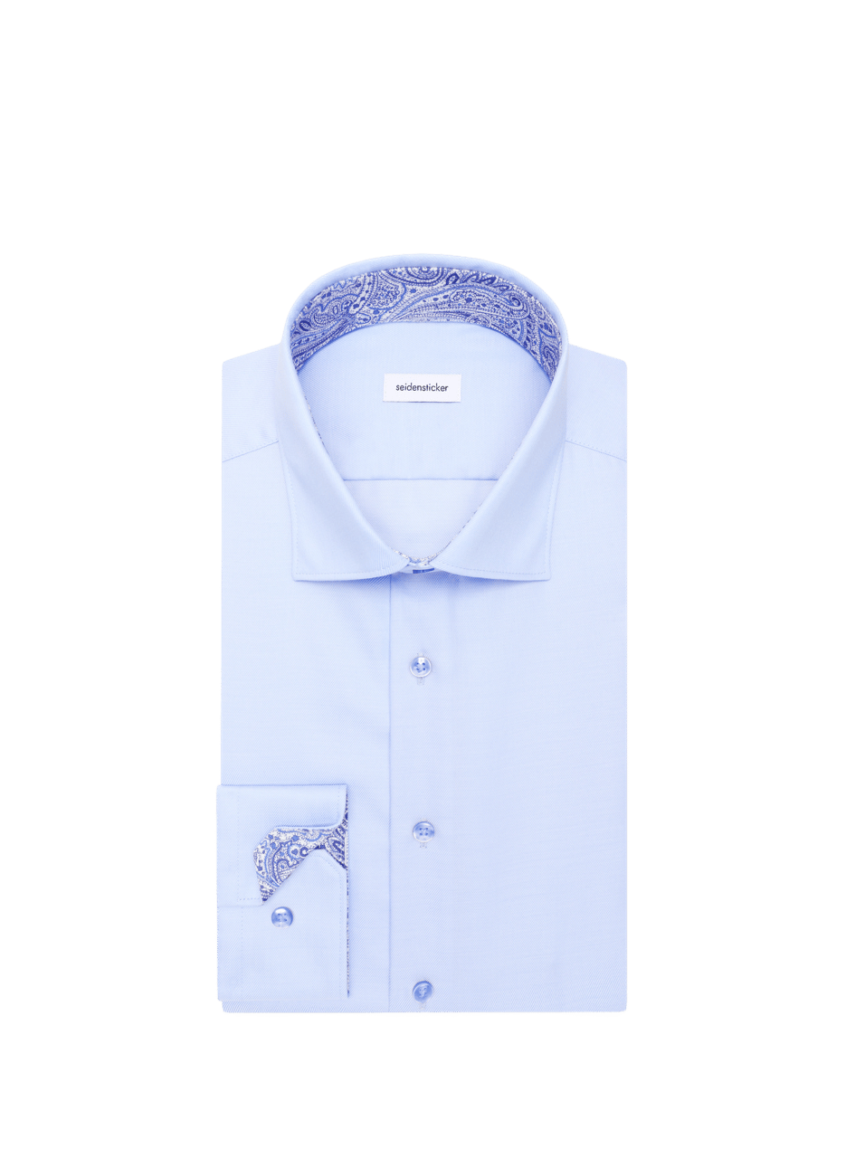 Cotton poplin shirt SEIDENSTICKER Blue
