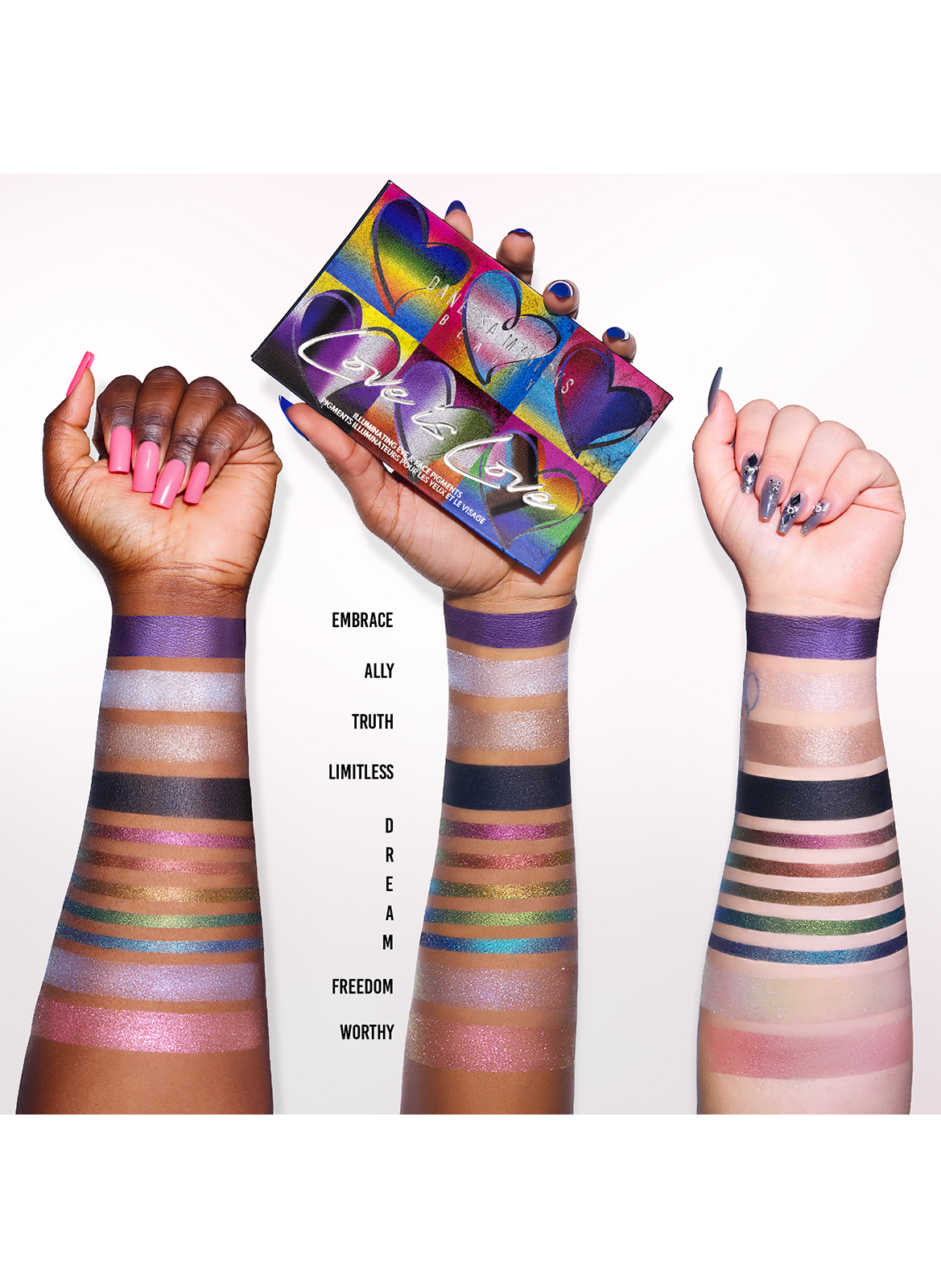 Pride Palette Love Is Love DANESSA MYRICKS No color