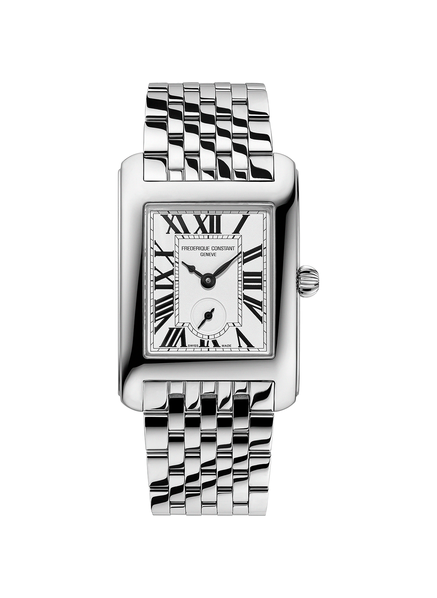 Montre quartz en acier FREDERIQUE CONSTANT Noir