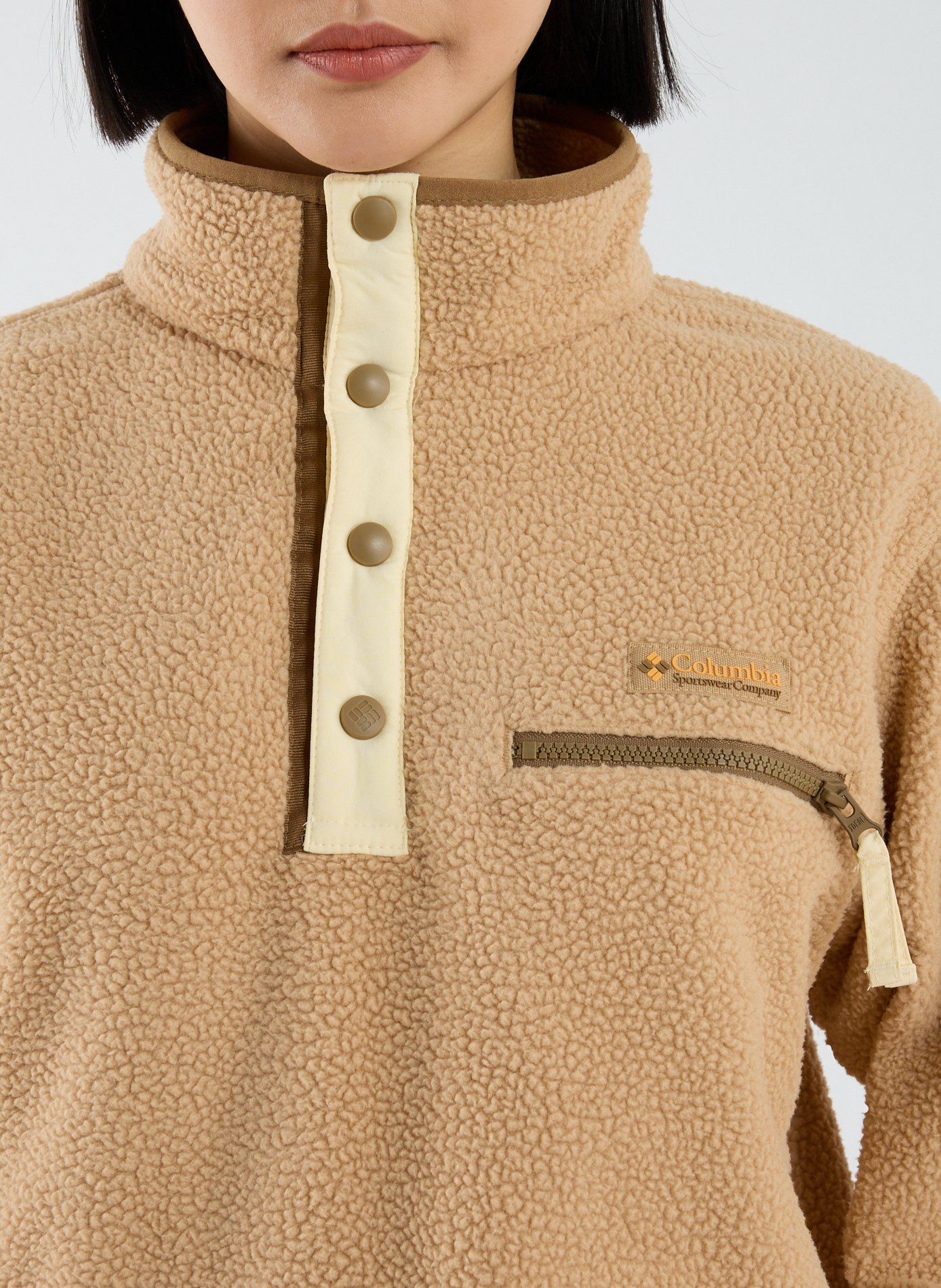 Pull duveteux  COLUMBIA Marron