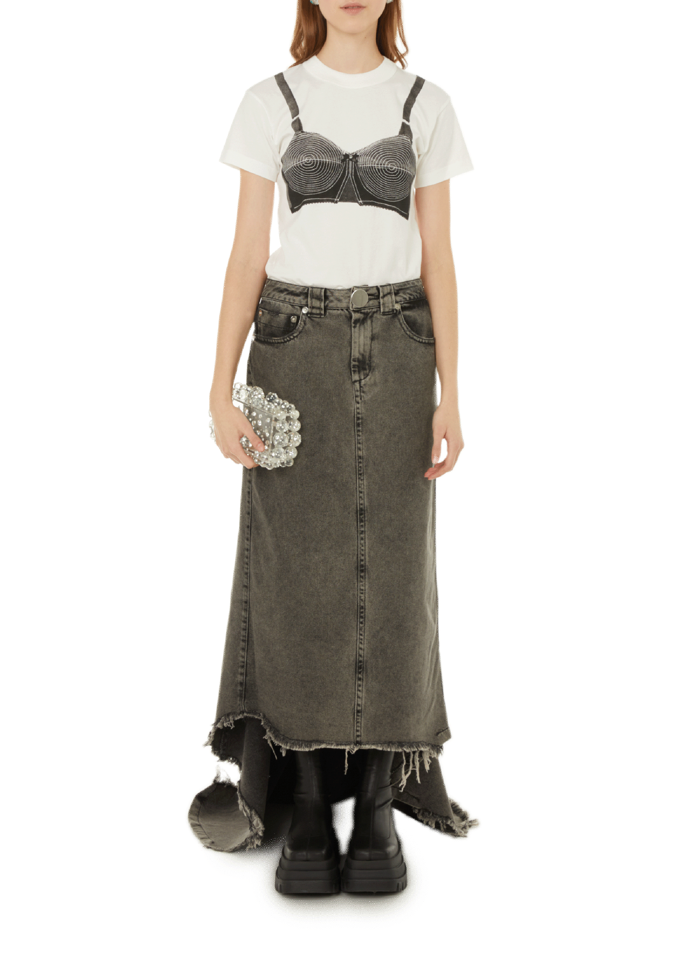 Pearl earrings KISSES X Transparent