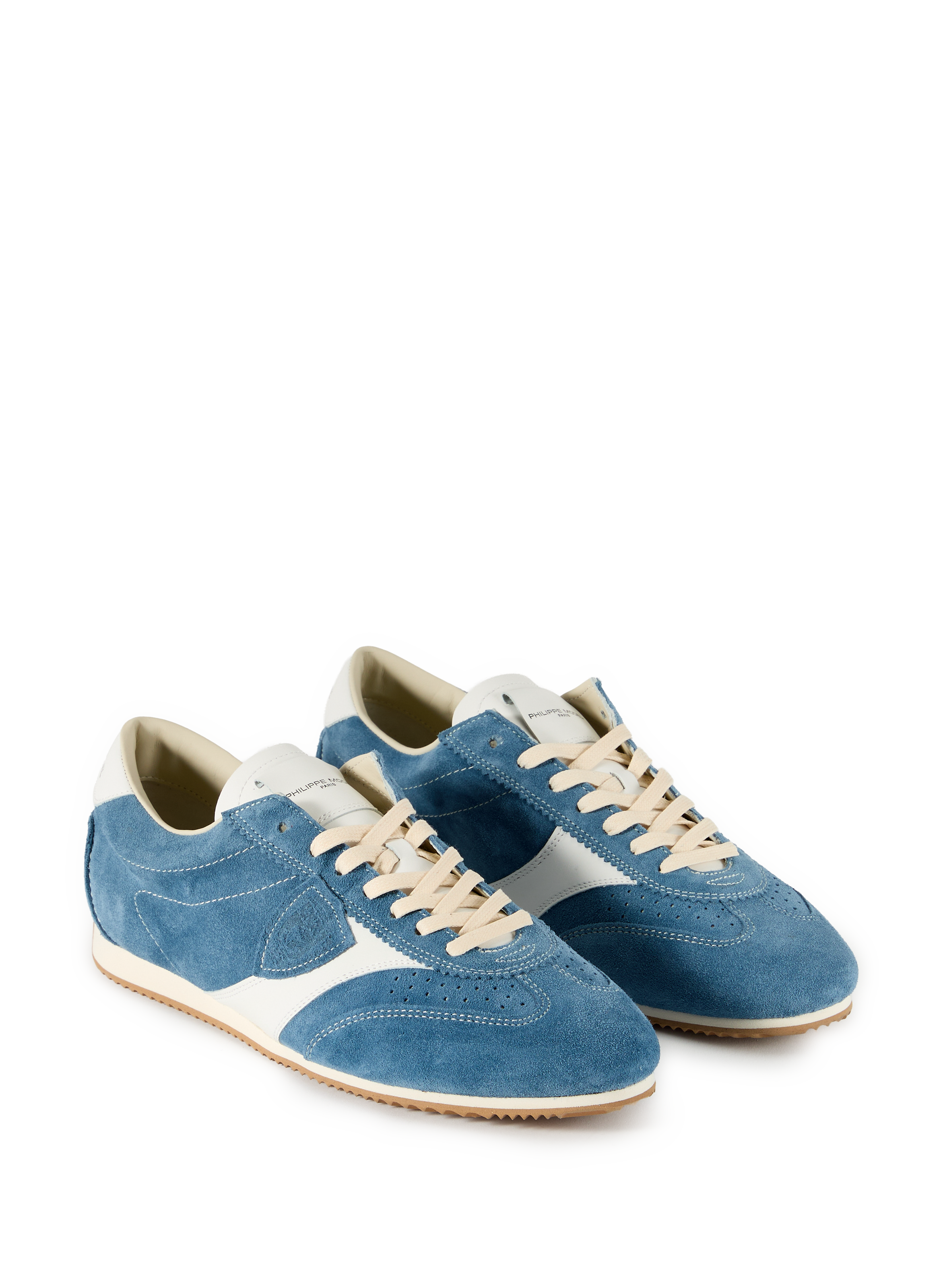 Suede Leather Sneakers PHILIPPE MODEL Beige