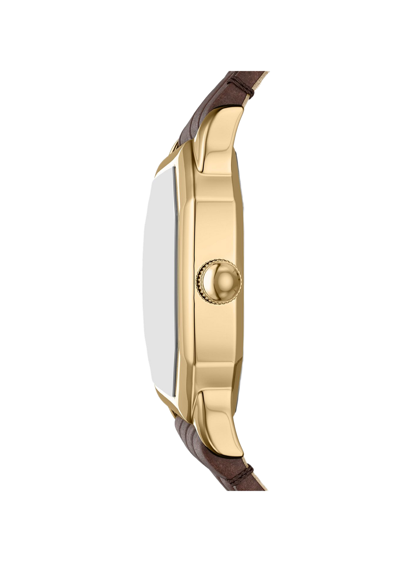 Montre quartz bracelet en cuir FOSSIL Marron