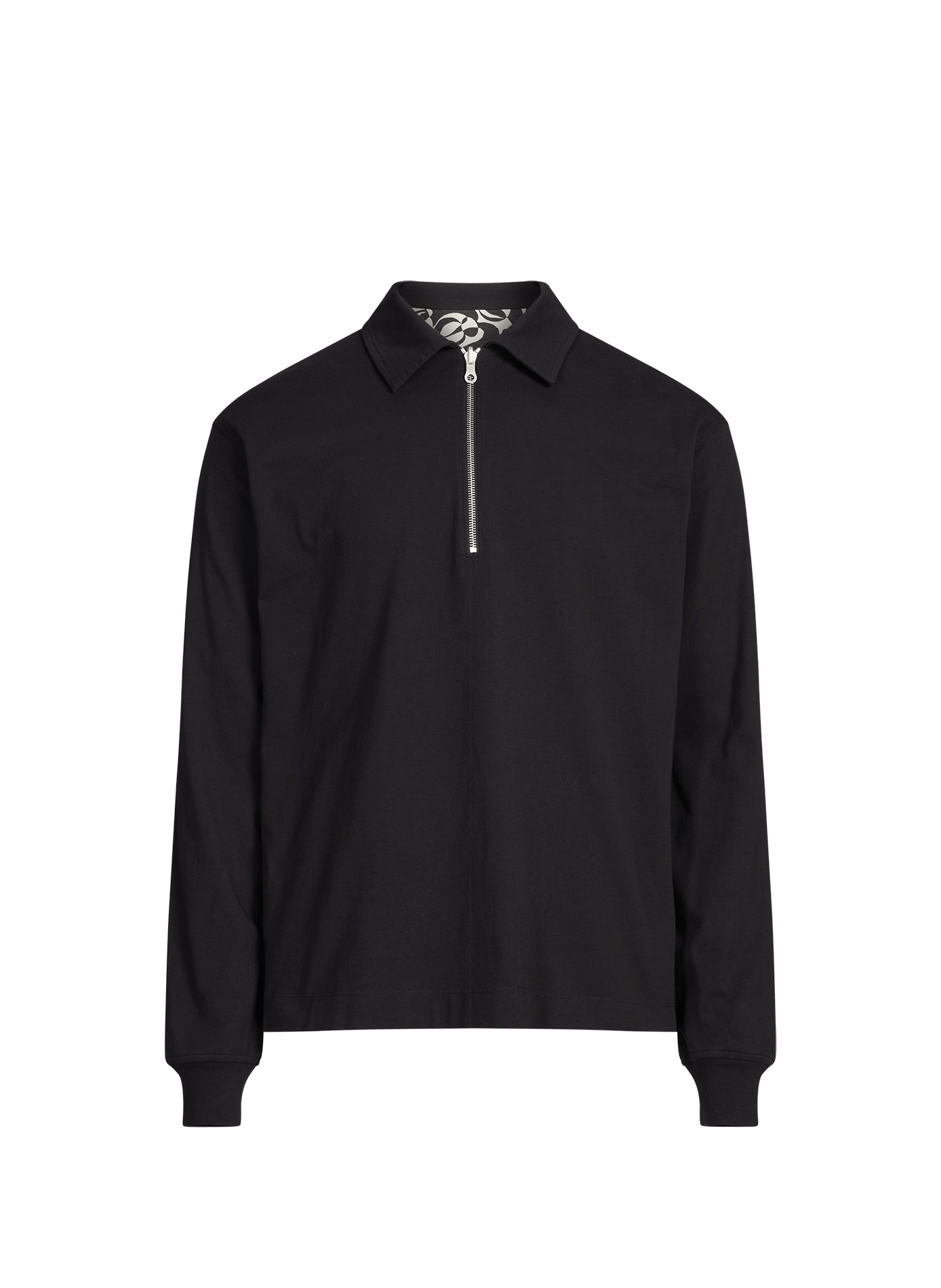 Long sleeve polo shirt DRIES VAN NOTEN Black