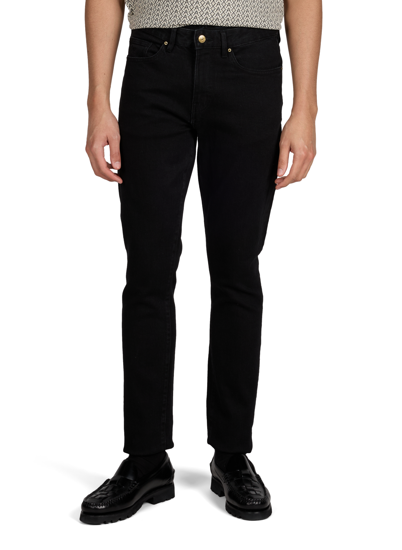 Jean slim en coton mélangé ARMANI EXCHANGE Noir