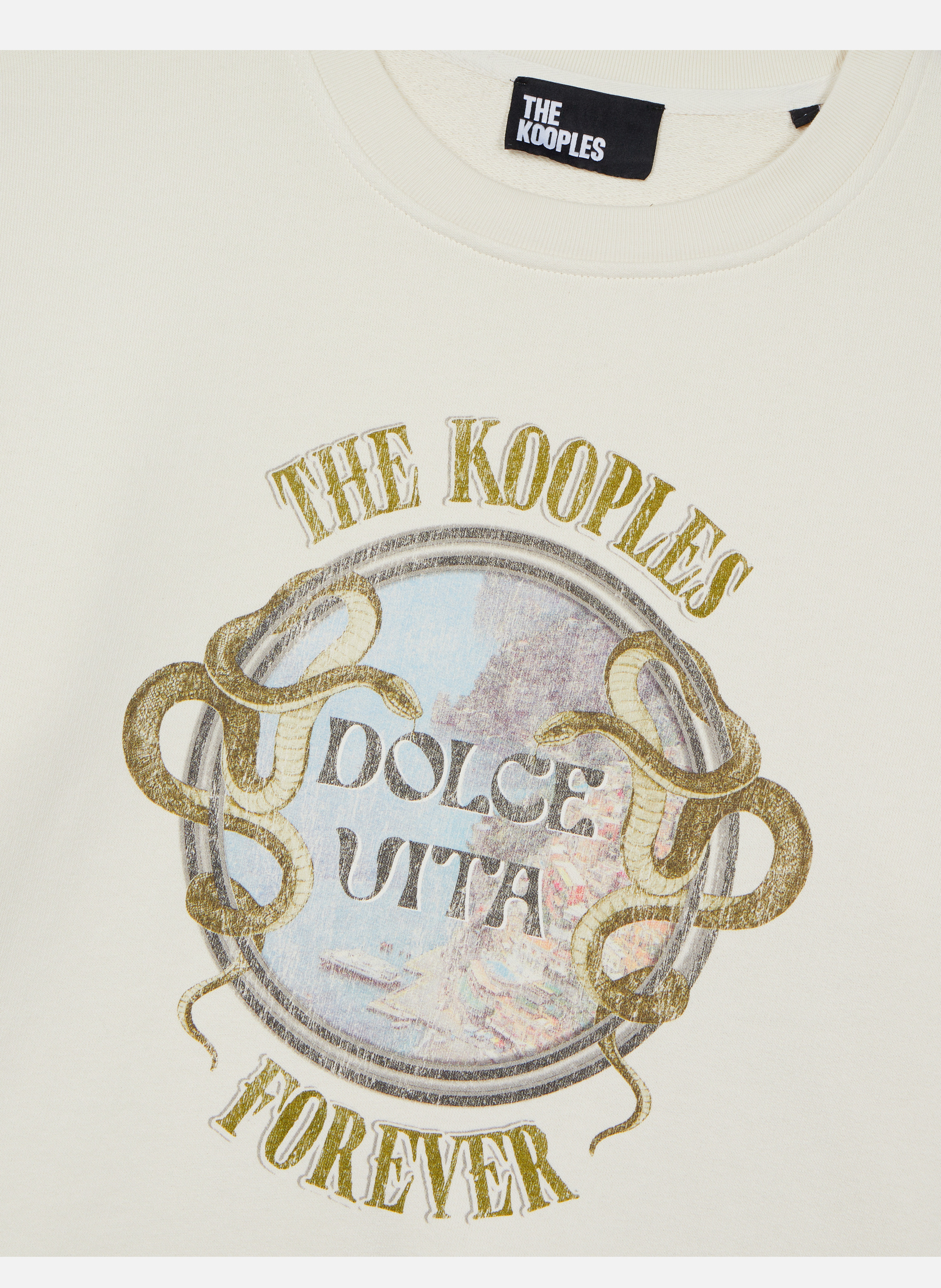 Sweatshirt avec sérigraphie THE KOOPLES Beige