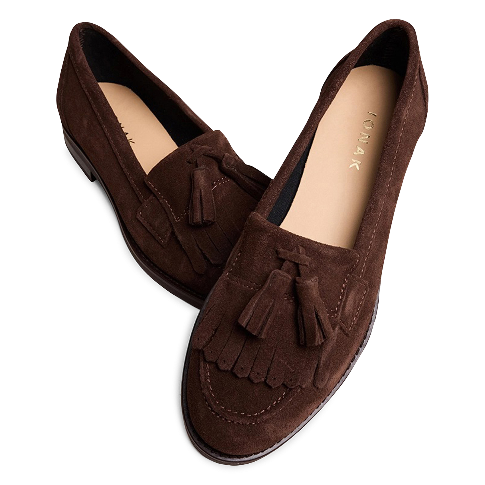 Mocassins en cuir nelle JONAK Marron