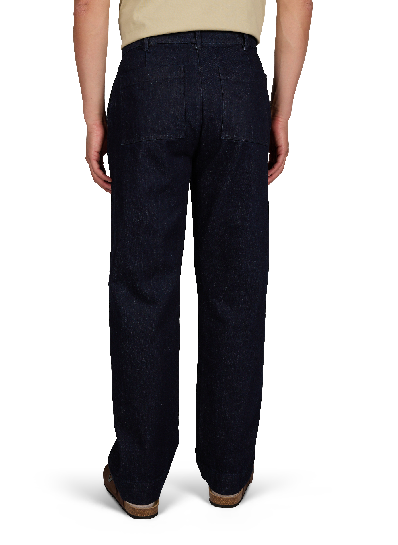 Jean droit en coton LAFAURIE Bleu