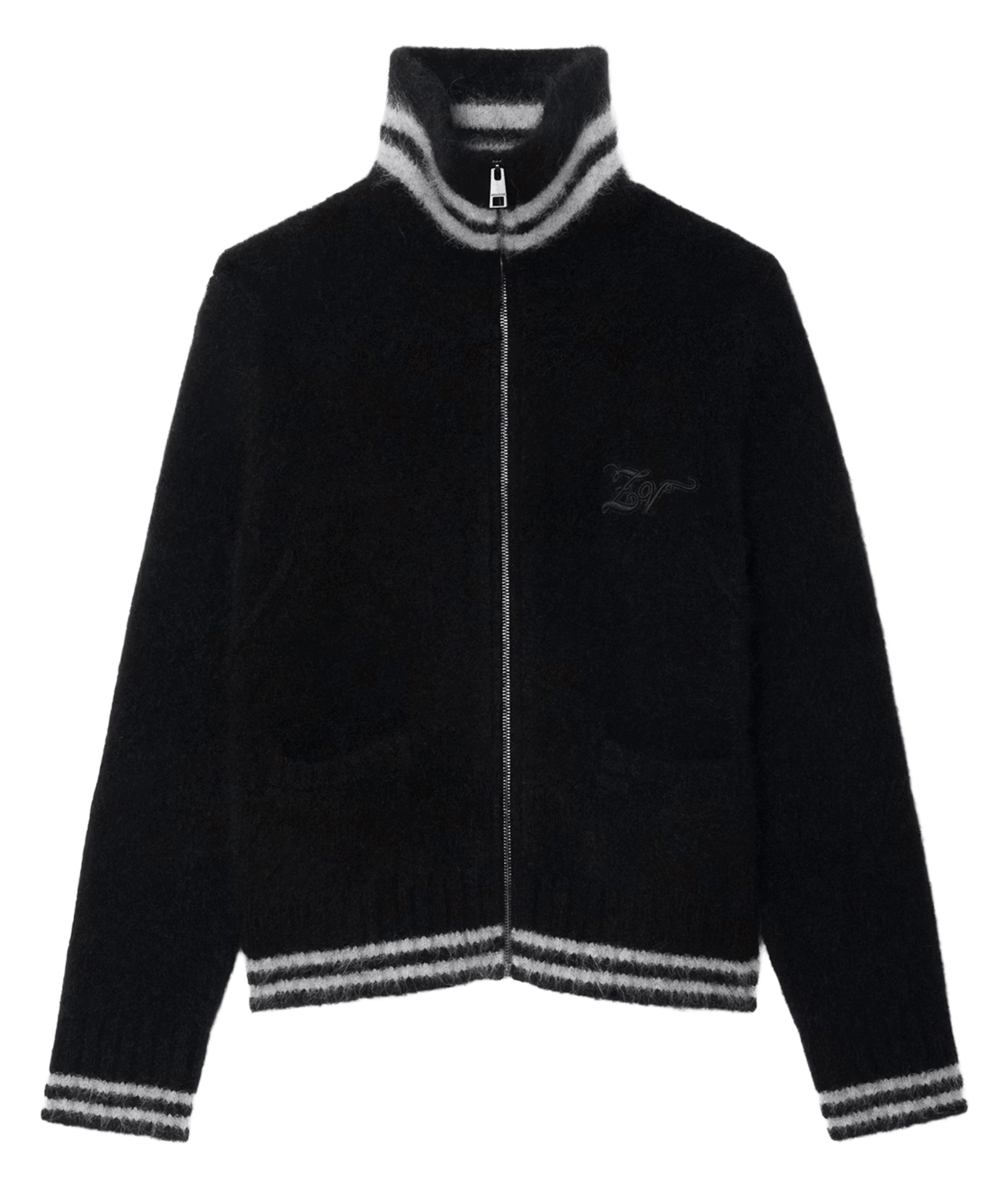 Gilet à col montant gildas ZADIG&VOLTAIRE Noir