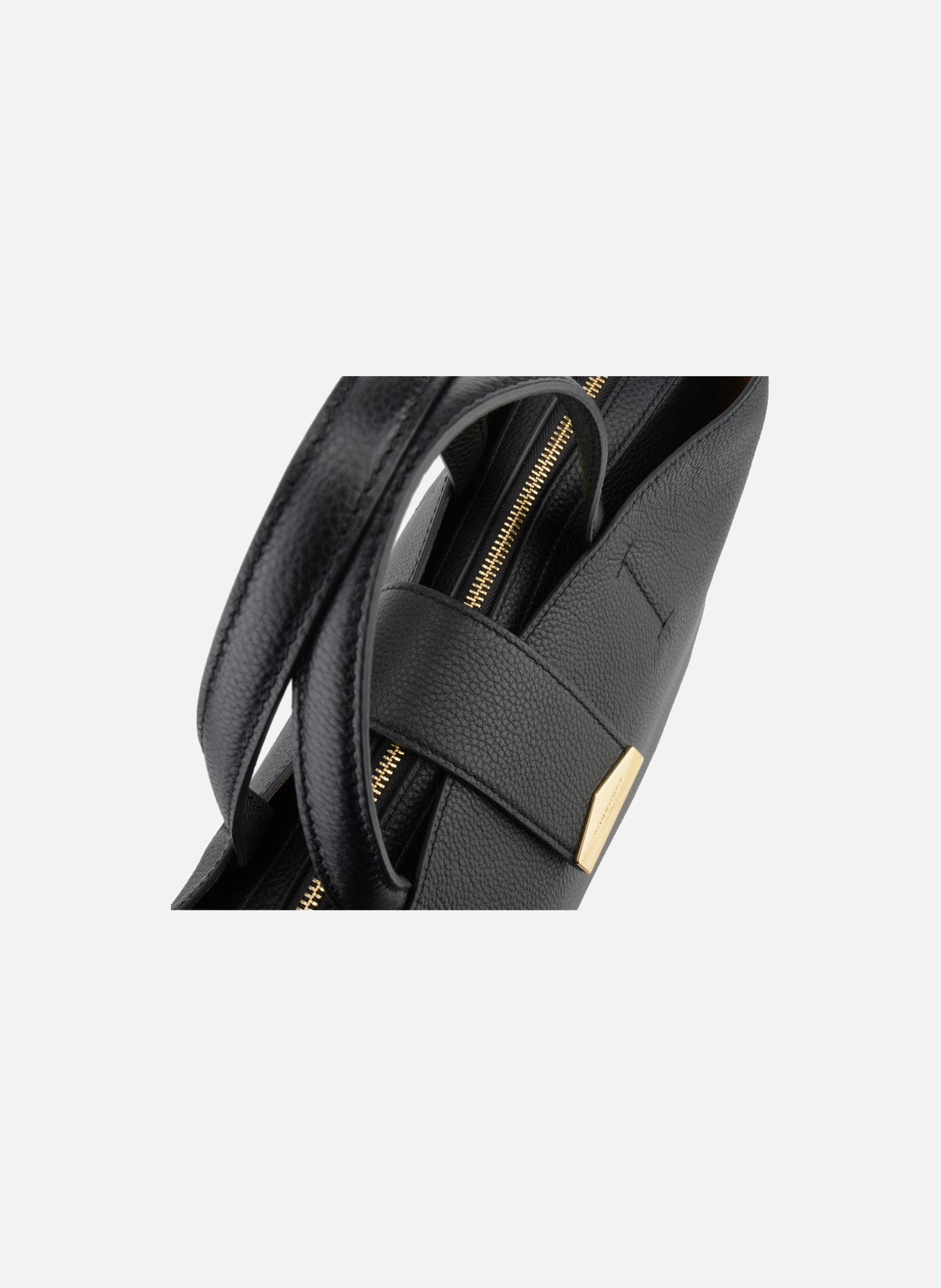 Cavalcade | sac à main mm en cuir de vachette POURCHET Noir