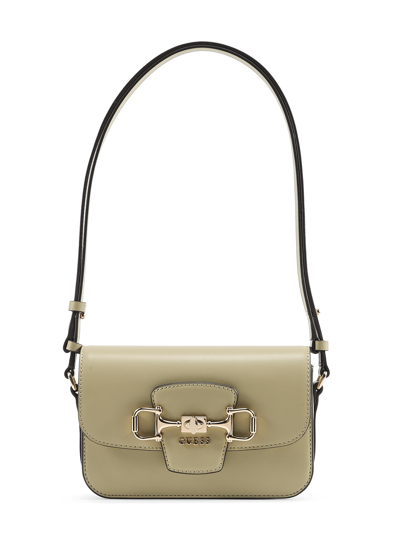 Solid logo shoulder bag JANIE Sage