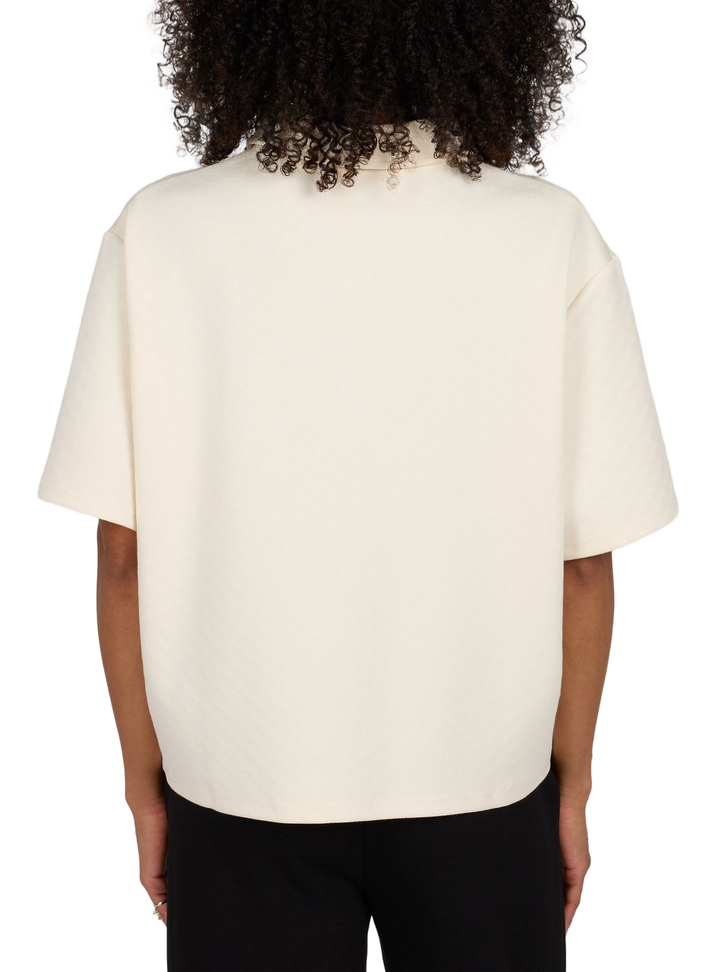 Plain short-sleeved polo GUESS White