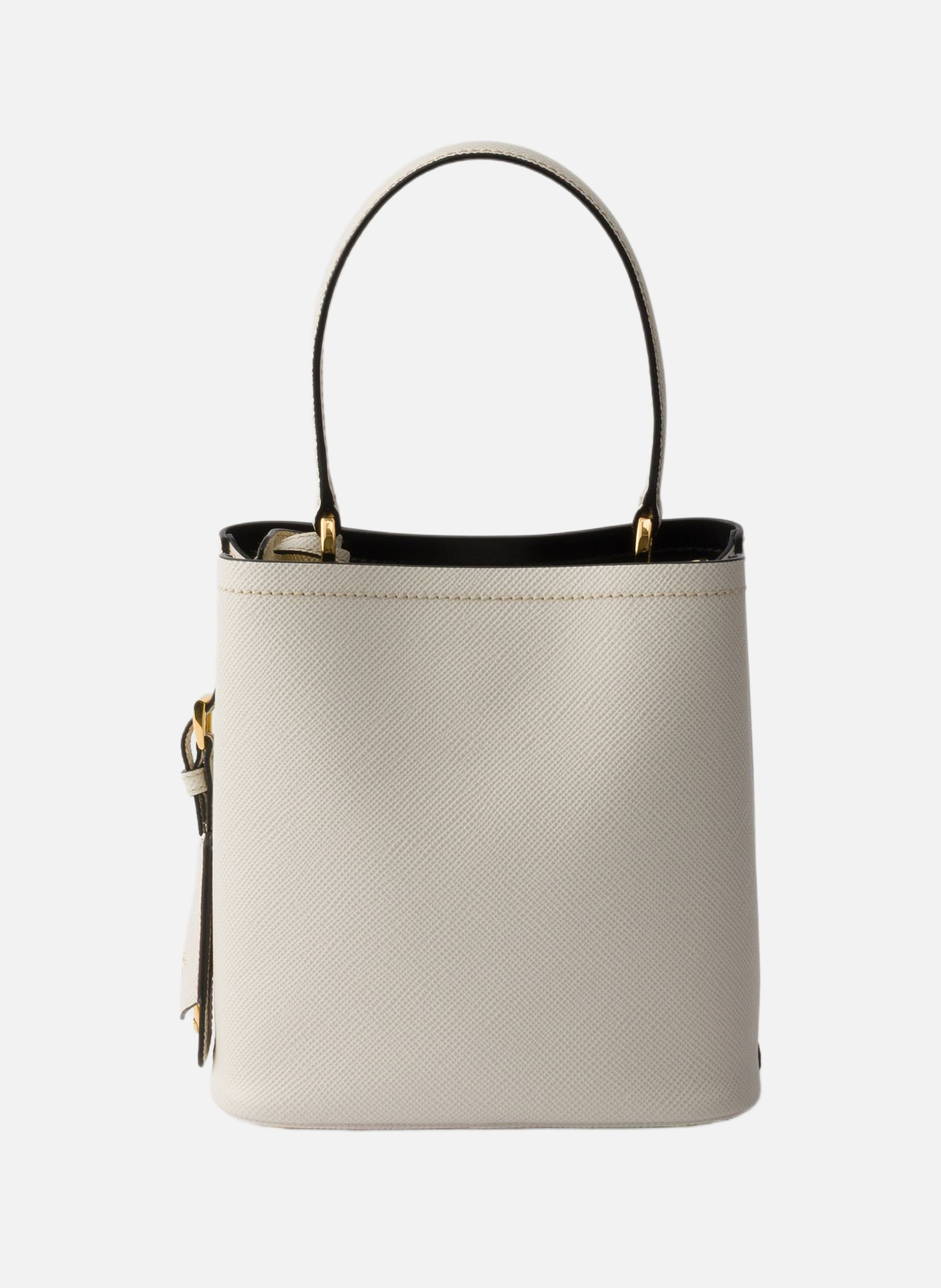 Mini sac prada panier en cuir saffiano PRADA Beige