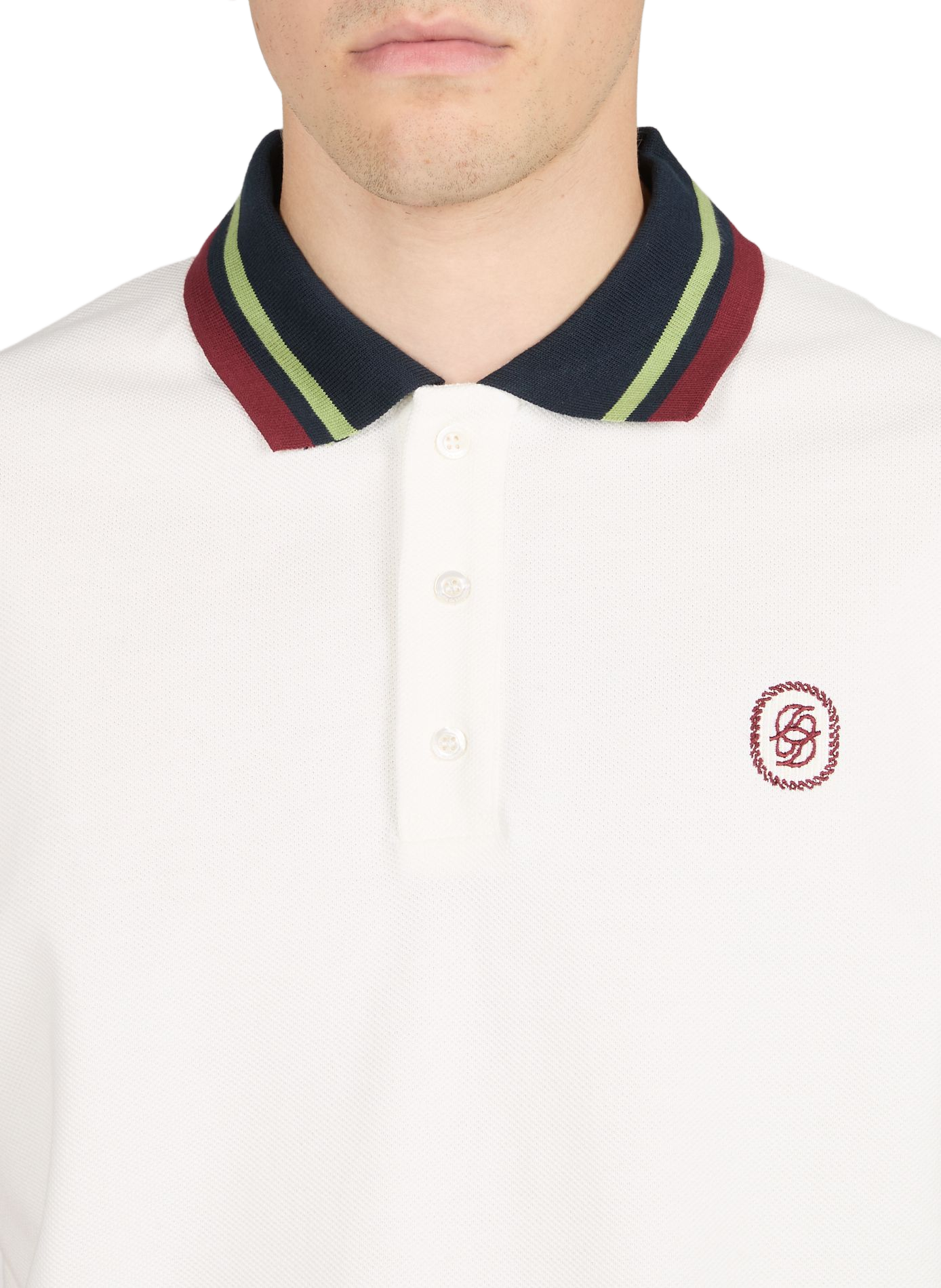 Polo droit manches courtes DROLE DE MONSIEUR Blanc