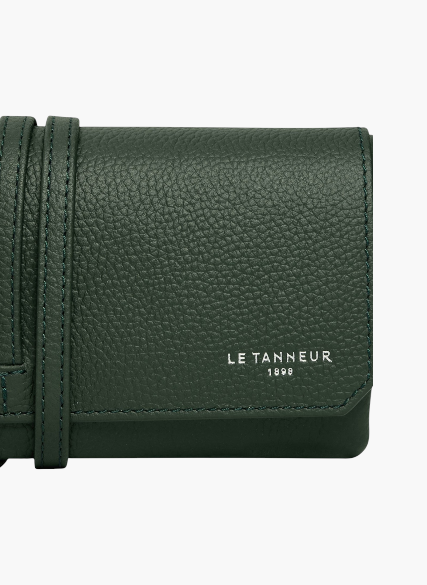 Coffret 3 montres de voyage souple en cuir grainé LE TANNEUR Vert
