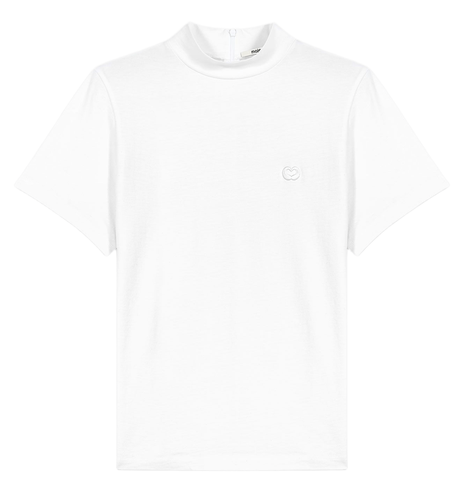 Tee-shirt droit en coton MAJE Blanc