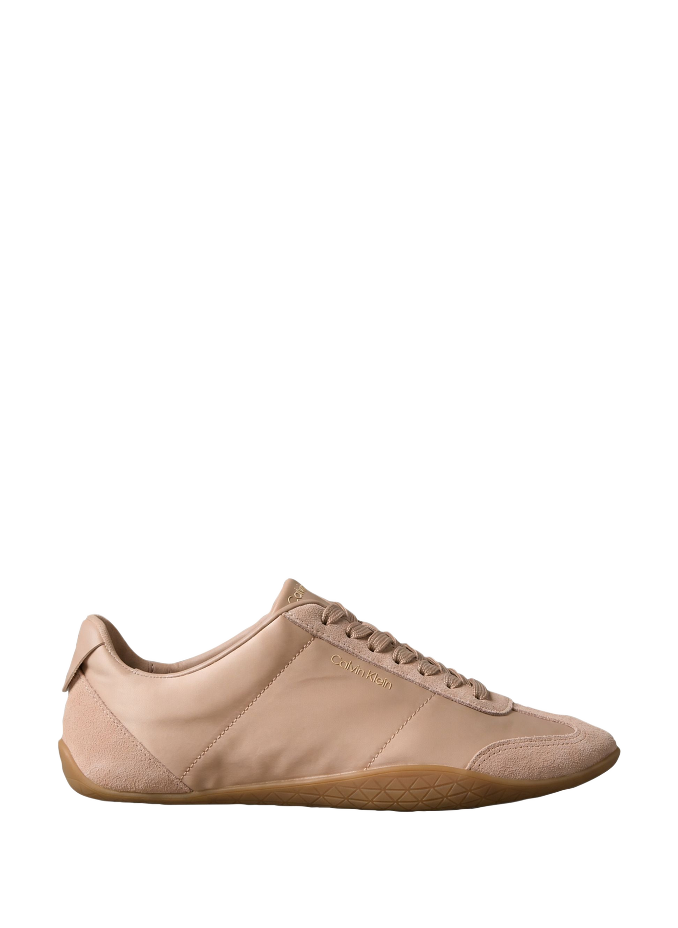 Sneakers mit zweifarbiger Sohle und Logo CALVIN KLEIN Beige