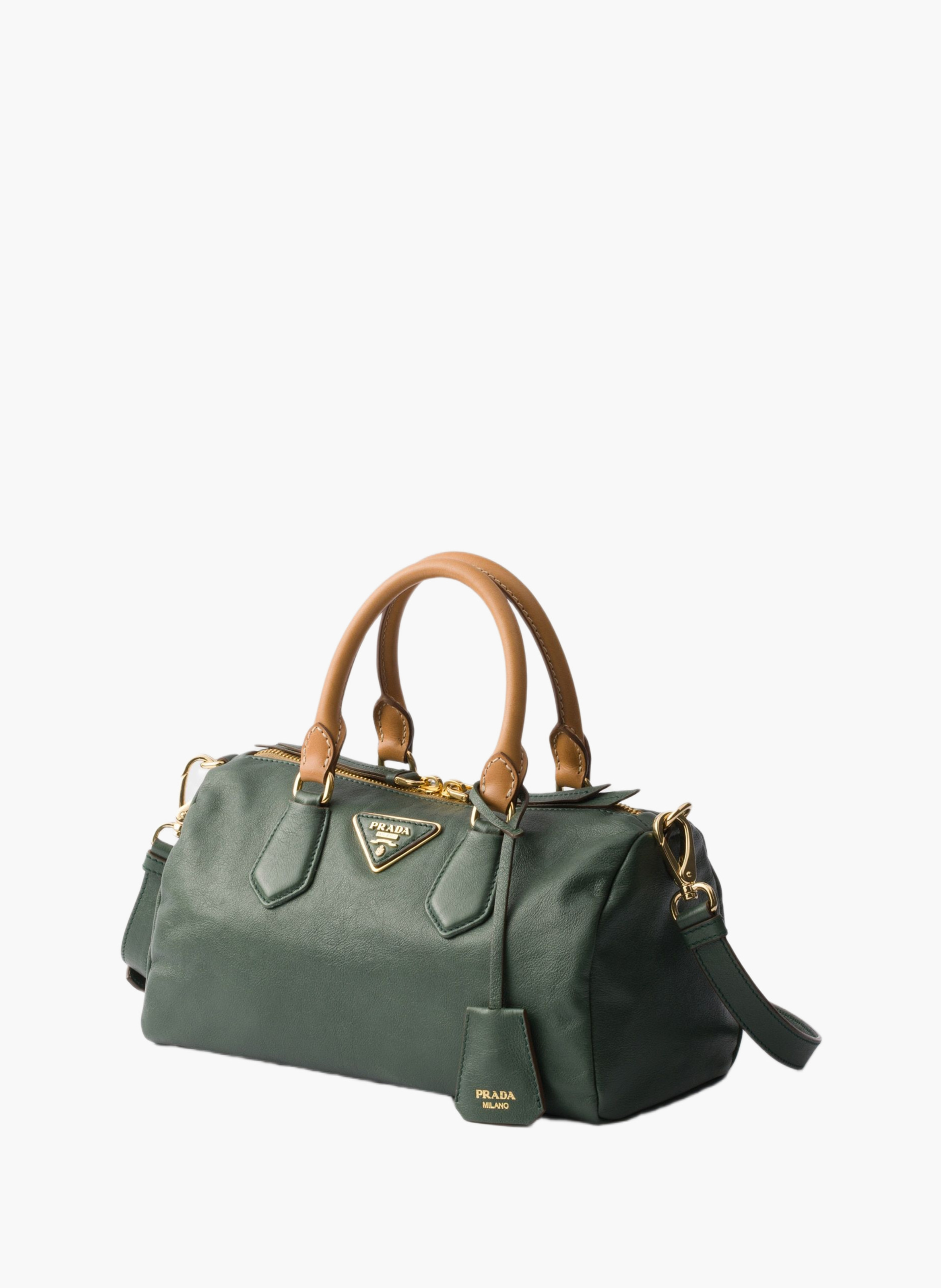 Petit sac à main prada evasion en cuir PRADA Vert