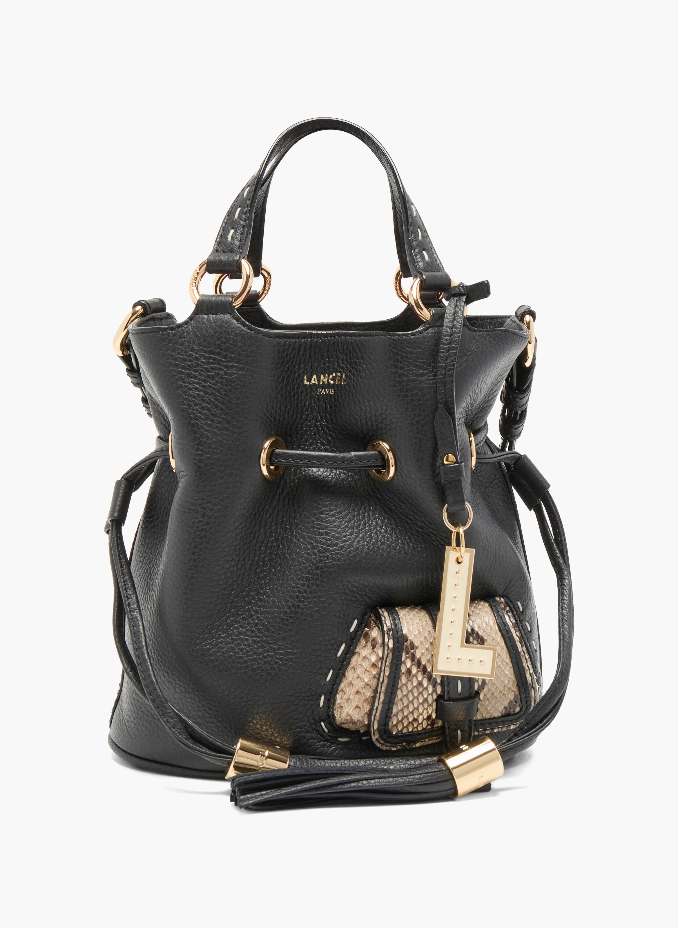 Sac seau lancel premier flirt LANCEL Noir