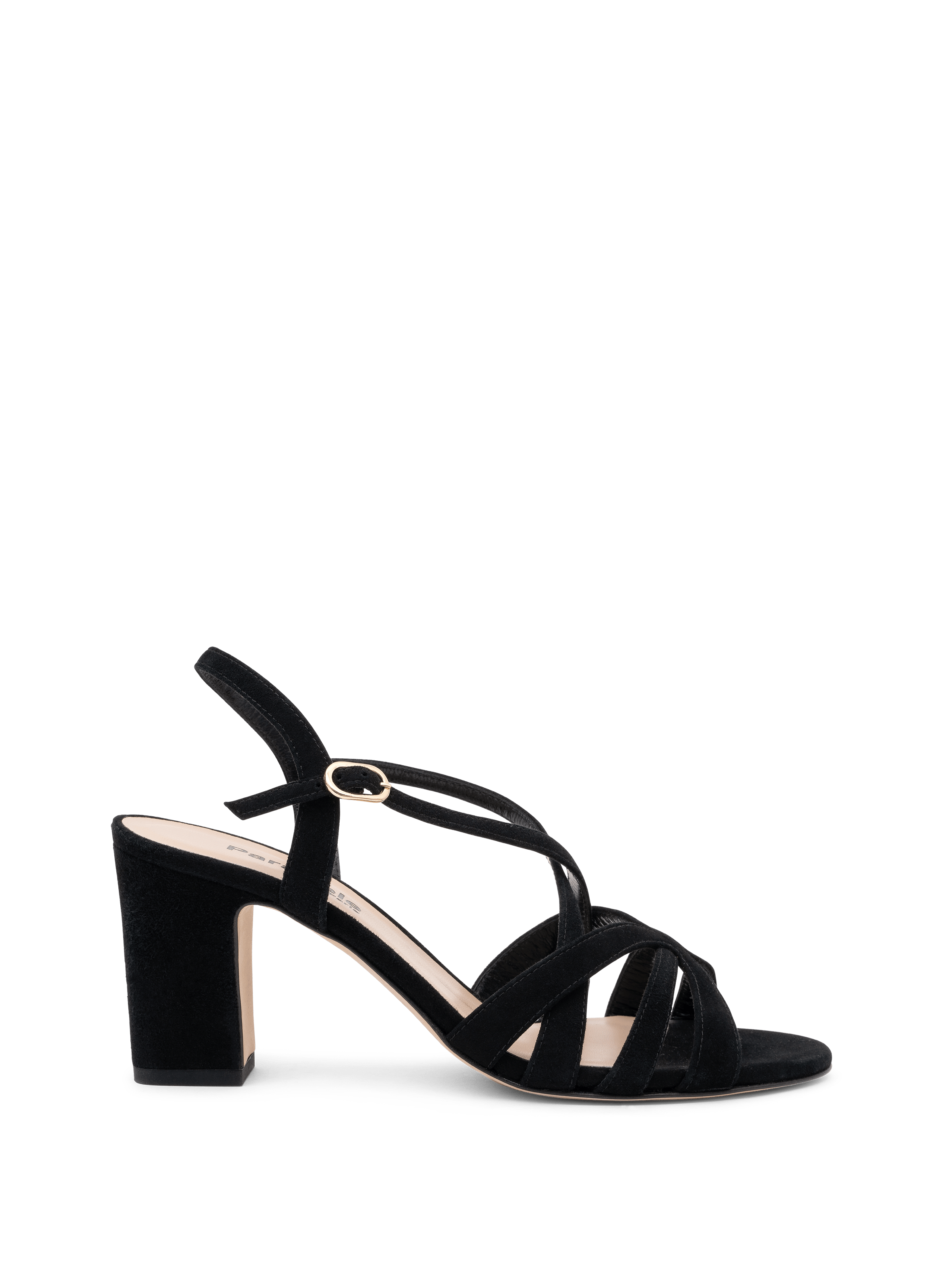 Sandale en chevre velours lama PARALLELE