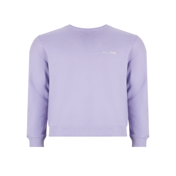Apc Cotton Sweatshirt In Purple